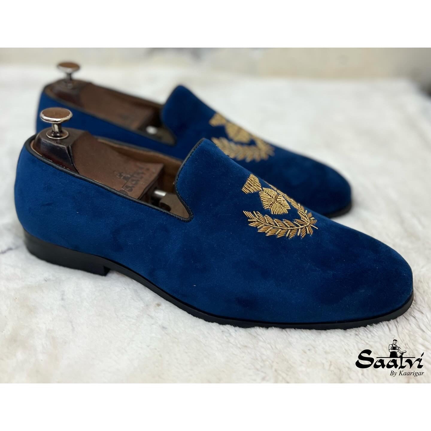 Royal Navy Zardosi Crest Loafer