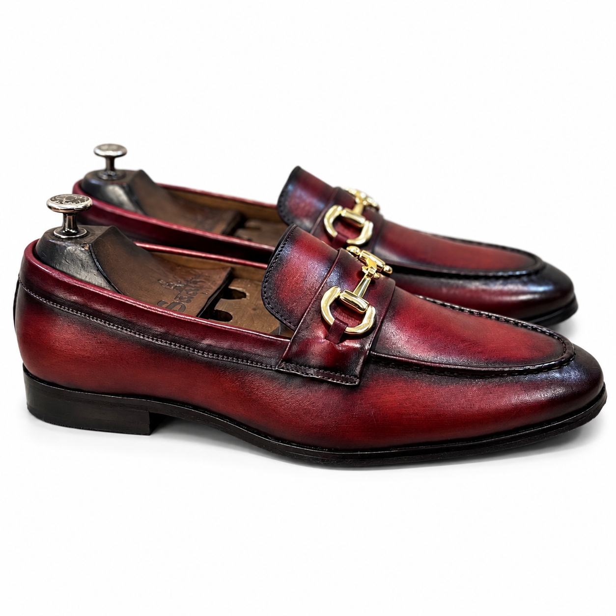 Oxblood Italian Bit Loafers