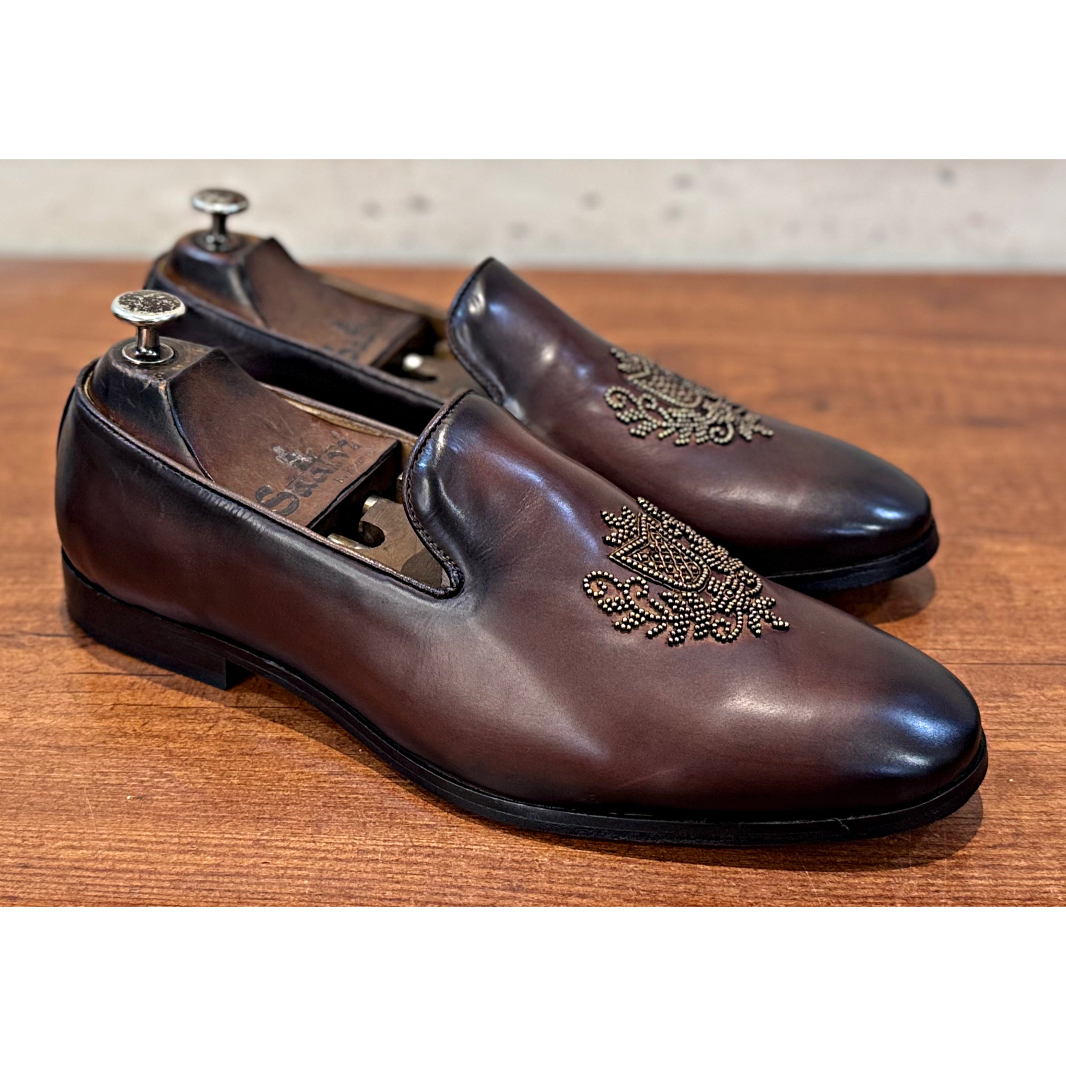 Regency Crest Embroidery Slipons