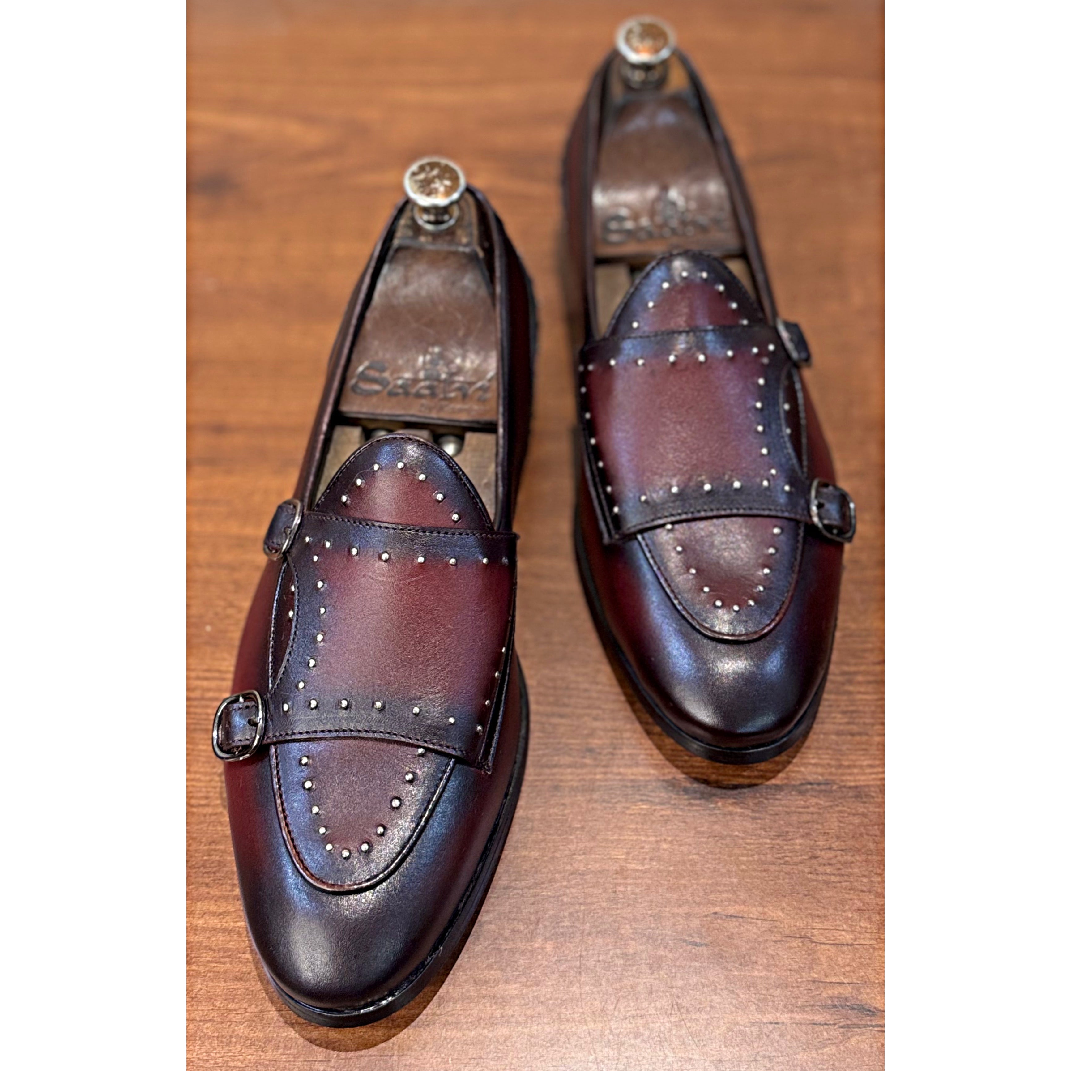 Belgian Monk Strap - Bordo