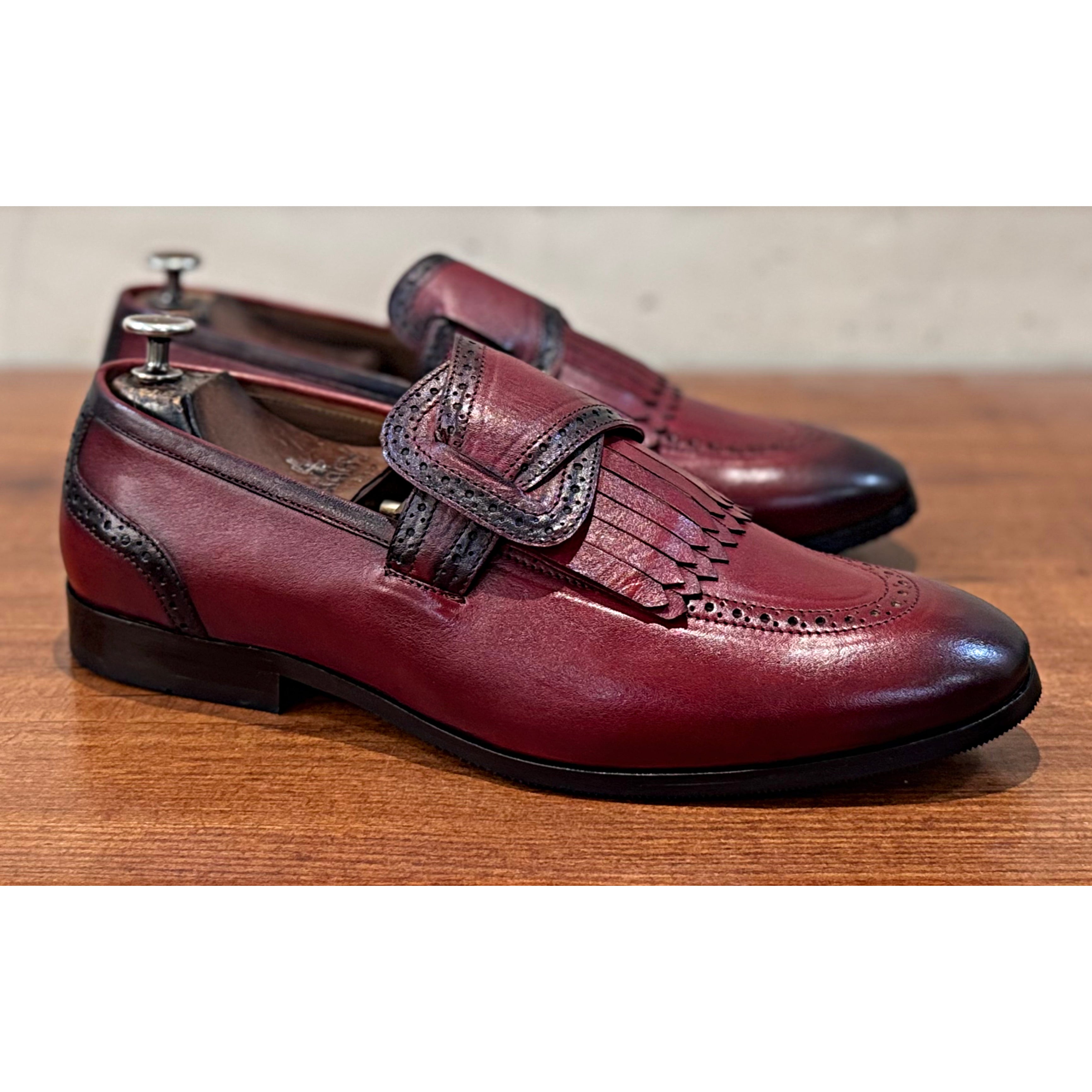 Butterfly Loafers Bordo
