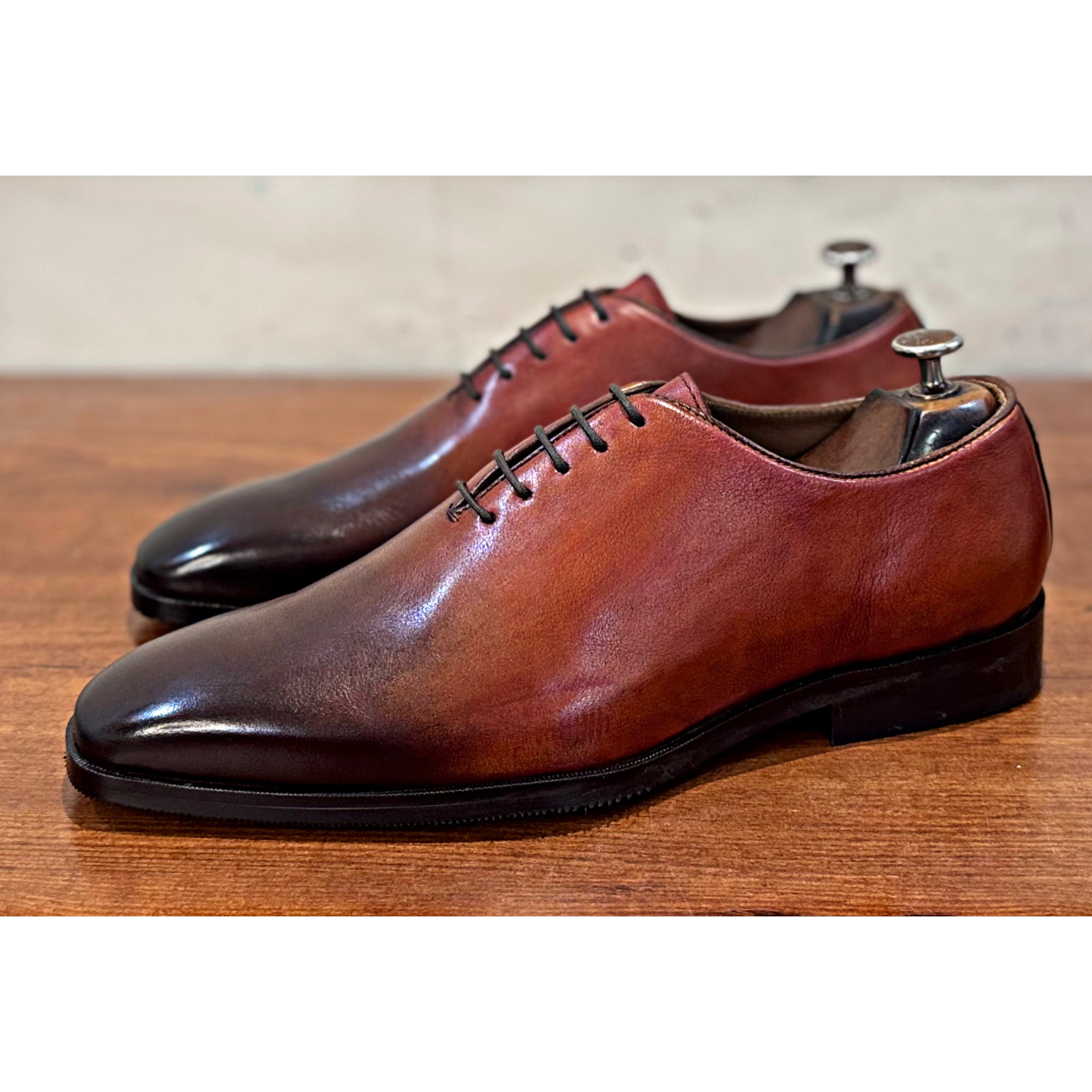 Patina Classic Wholecut Italian Leather Oxfords
