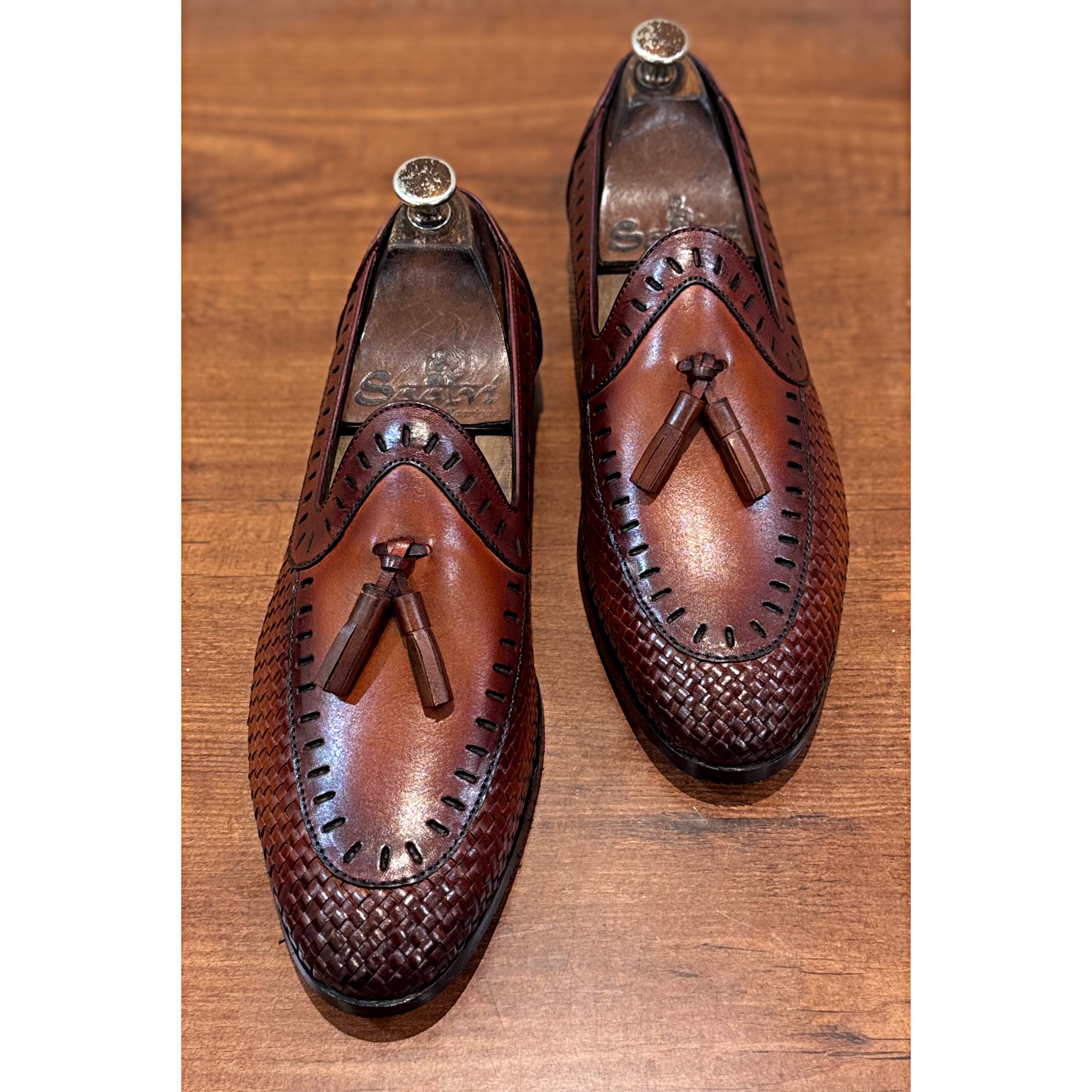 Cordova Weave Loafers Tassels