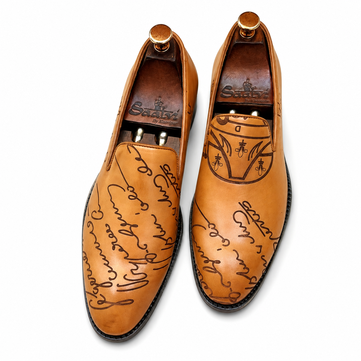 Tan Signature Loafers