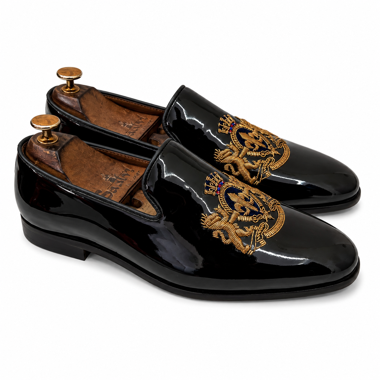 Royal Hand Zardosi Embroidery Slipons Patent