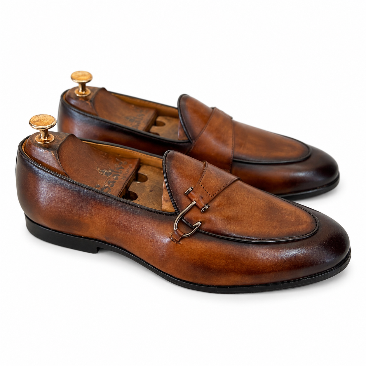 Monarch Belgian Loafers – Tan Hand Patina
