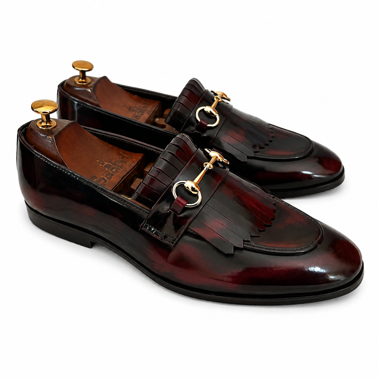 Imperium Bordeaux Kiltie Horsebit Loafers