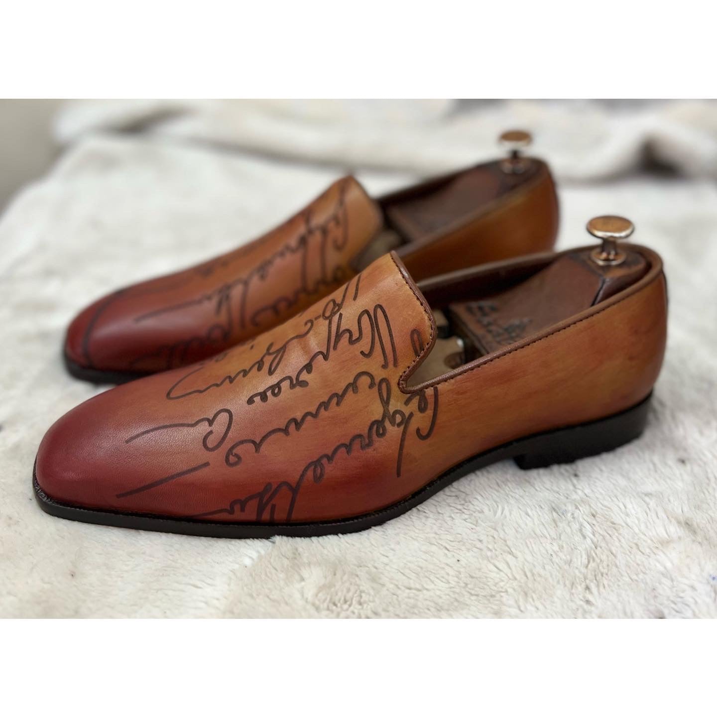 Signature Loafers Tan - Hand Patina