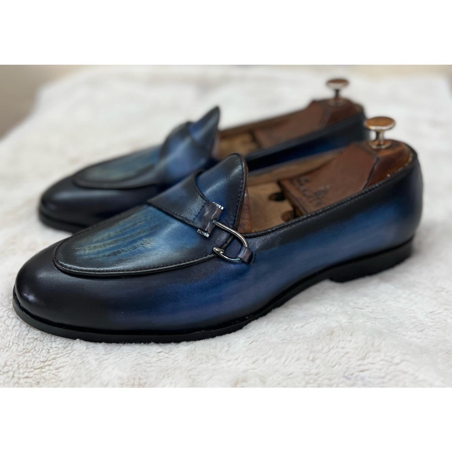 Belgian Loafers Blue Moritz
