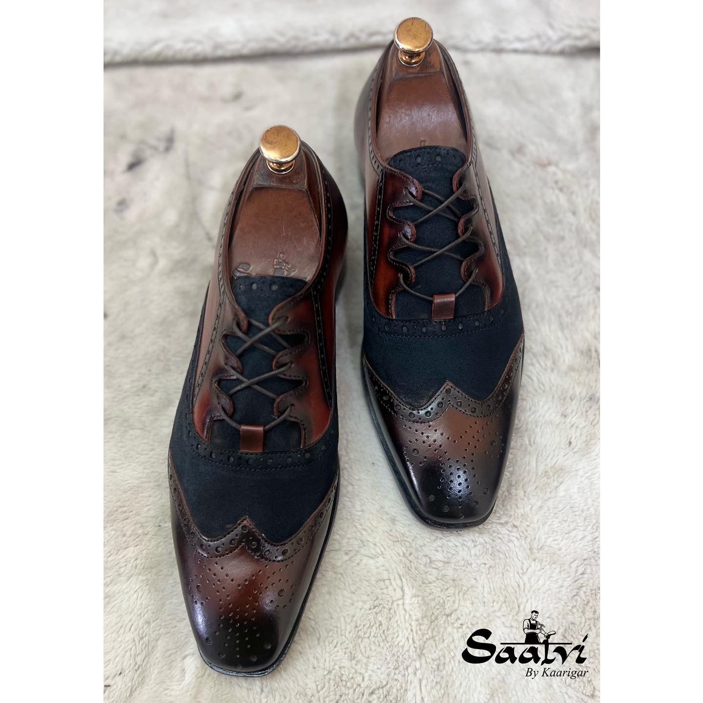 Criss Cross Oxfords | Hand Patina