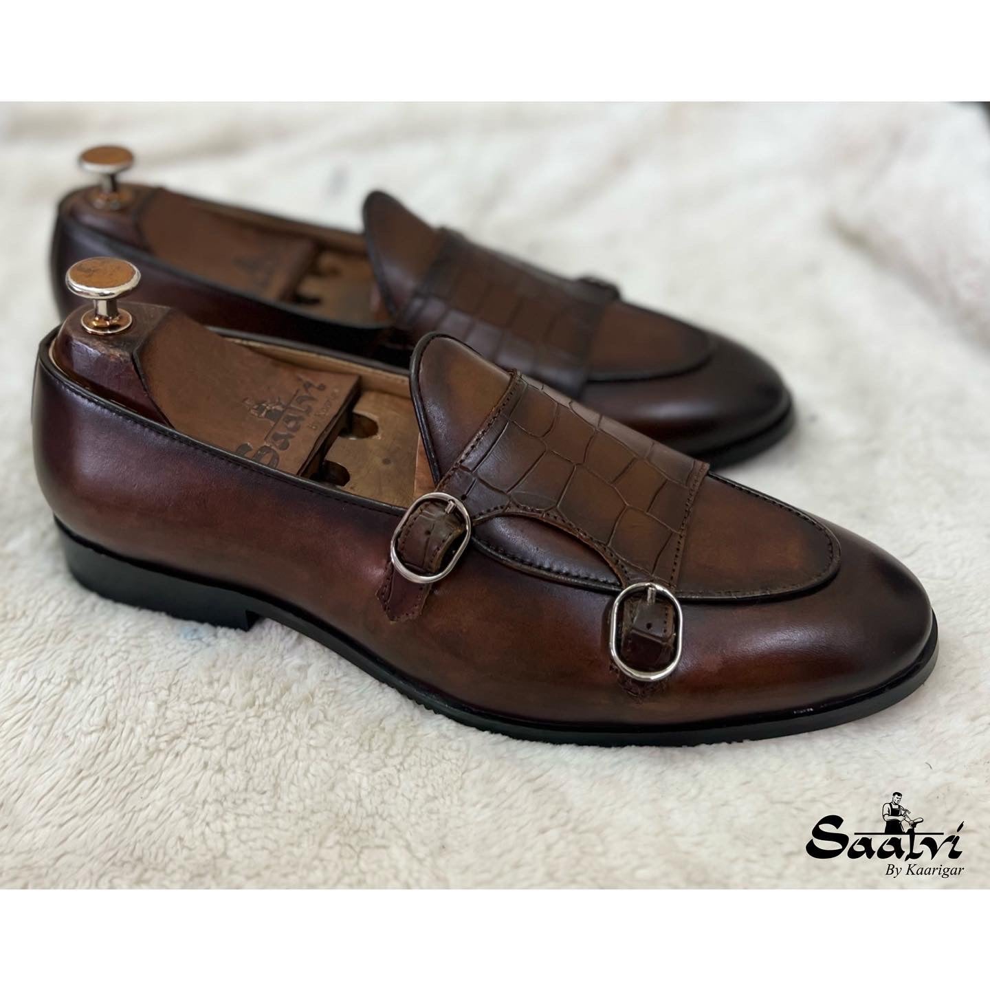 Belgian Monk Strap Brown