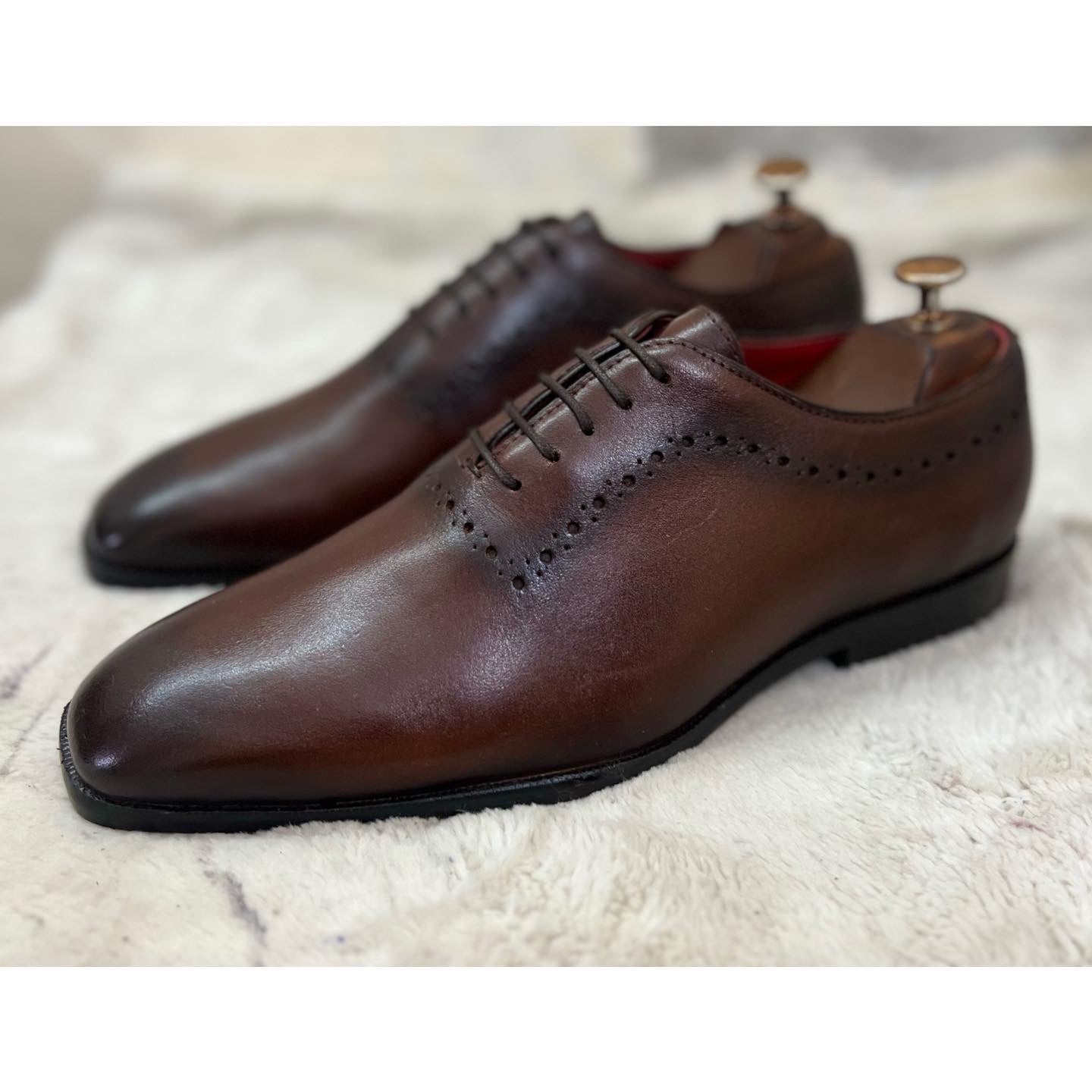 WholeCut Oxfords - Brown