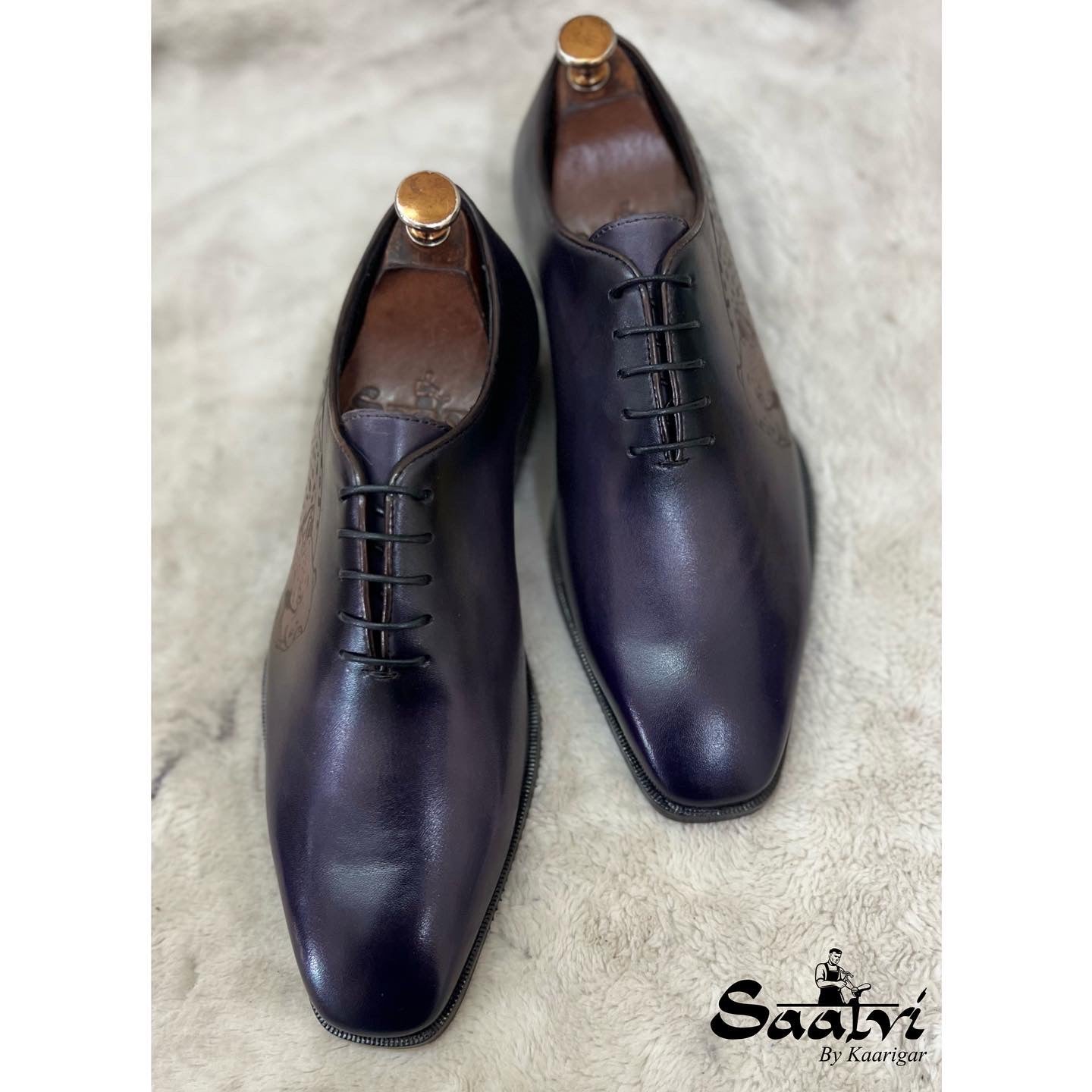 Classic Wholecut Oxford Tiger Hand Patina