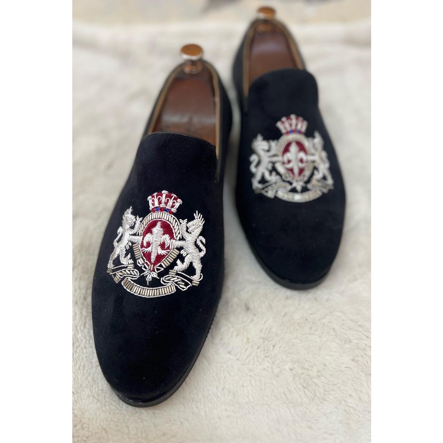 Royal Hand Zardosi Embroidery Black