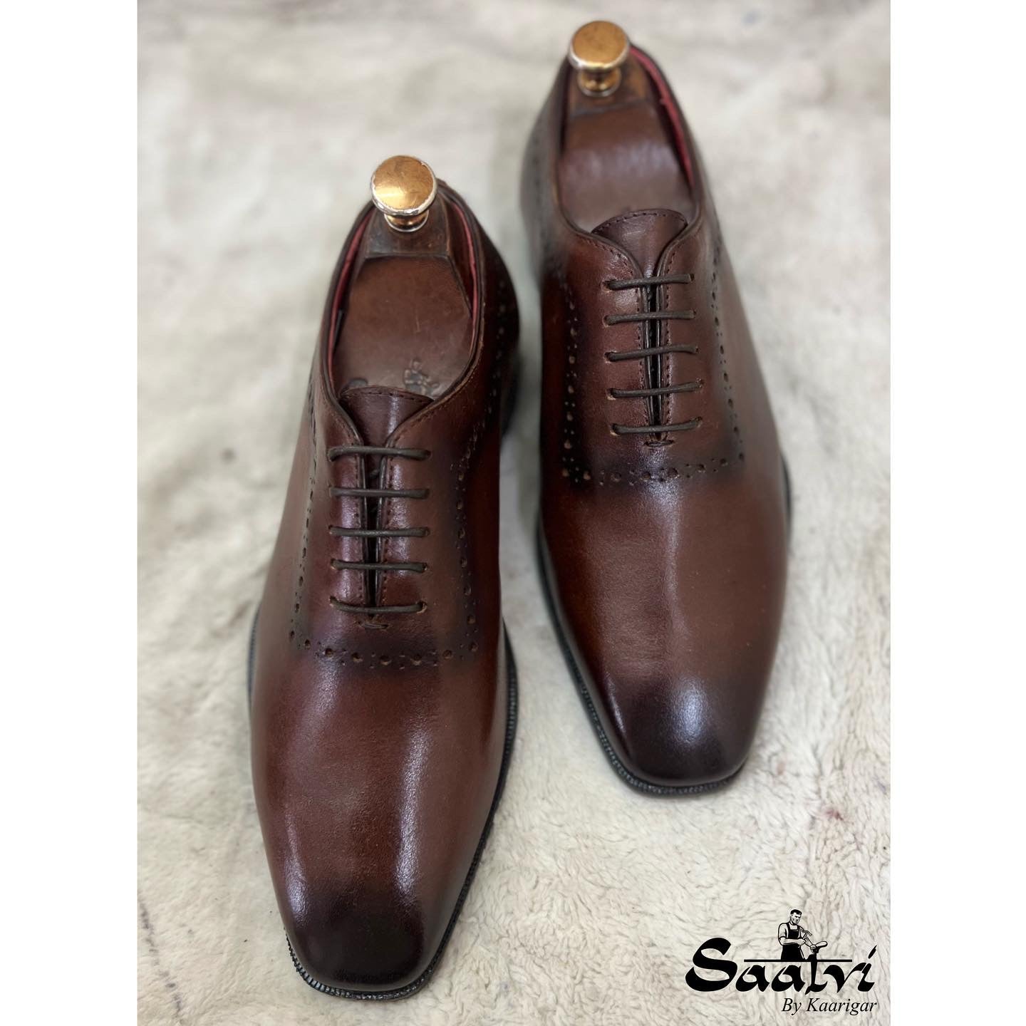 WholeCut Oxfords - Brown