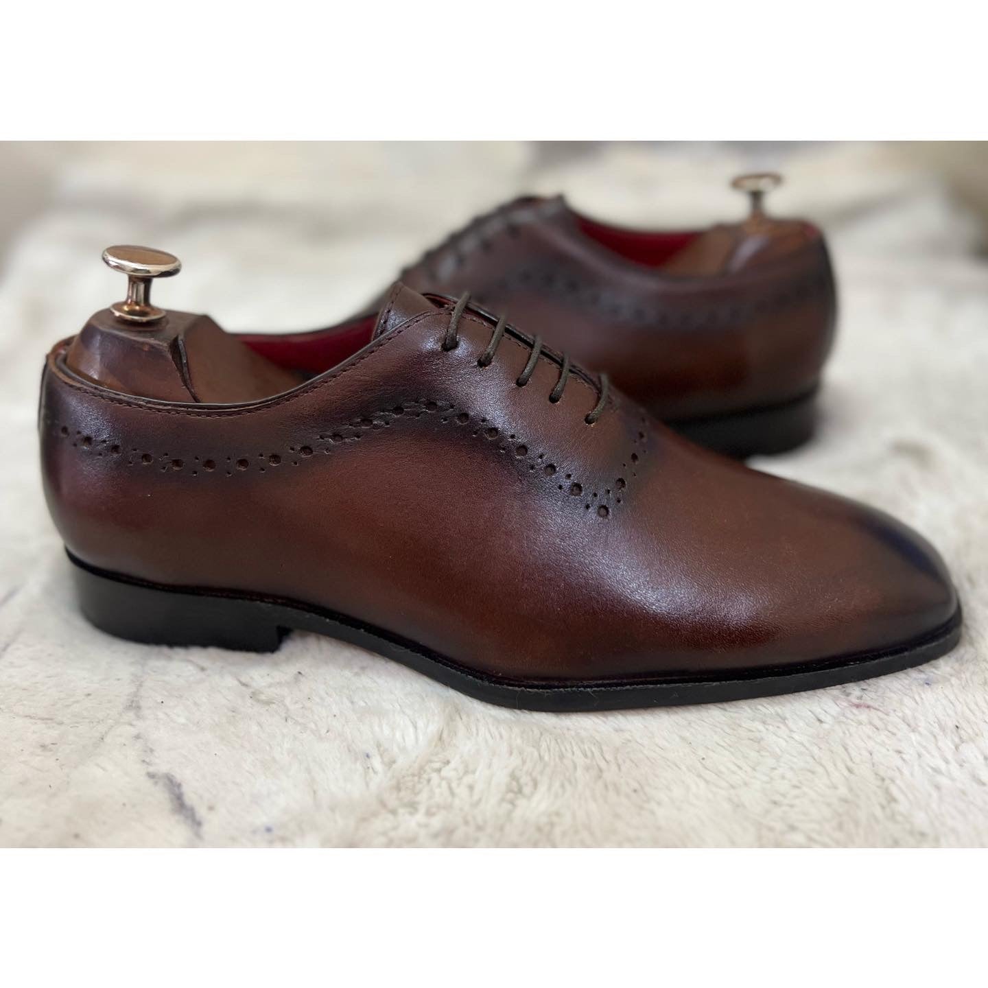 WholeCut Oxfords - Brown