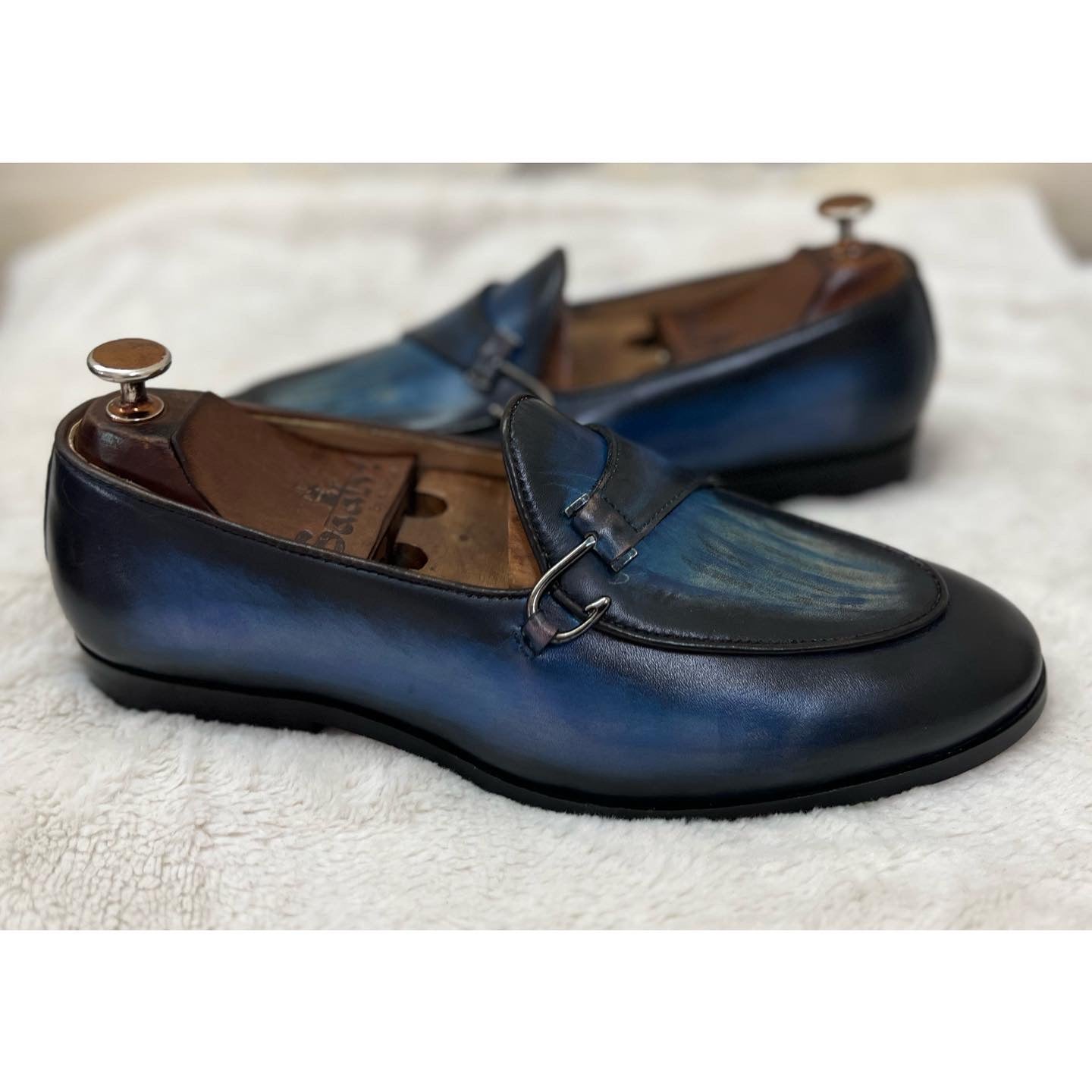 Belgian Loafers Blue Moritz