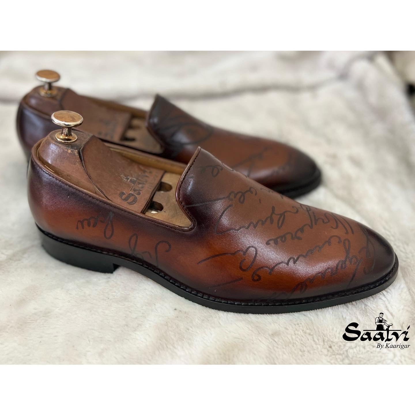 Signature Loafers Cognac