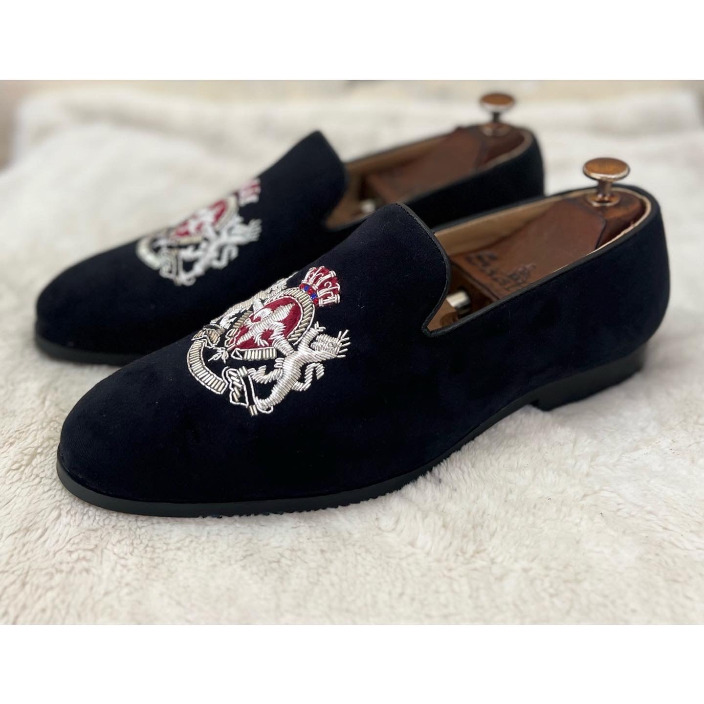 Royal Hand Zardosi Embroidery Black