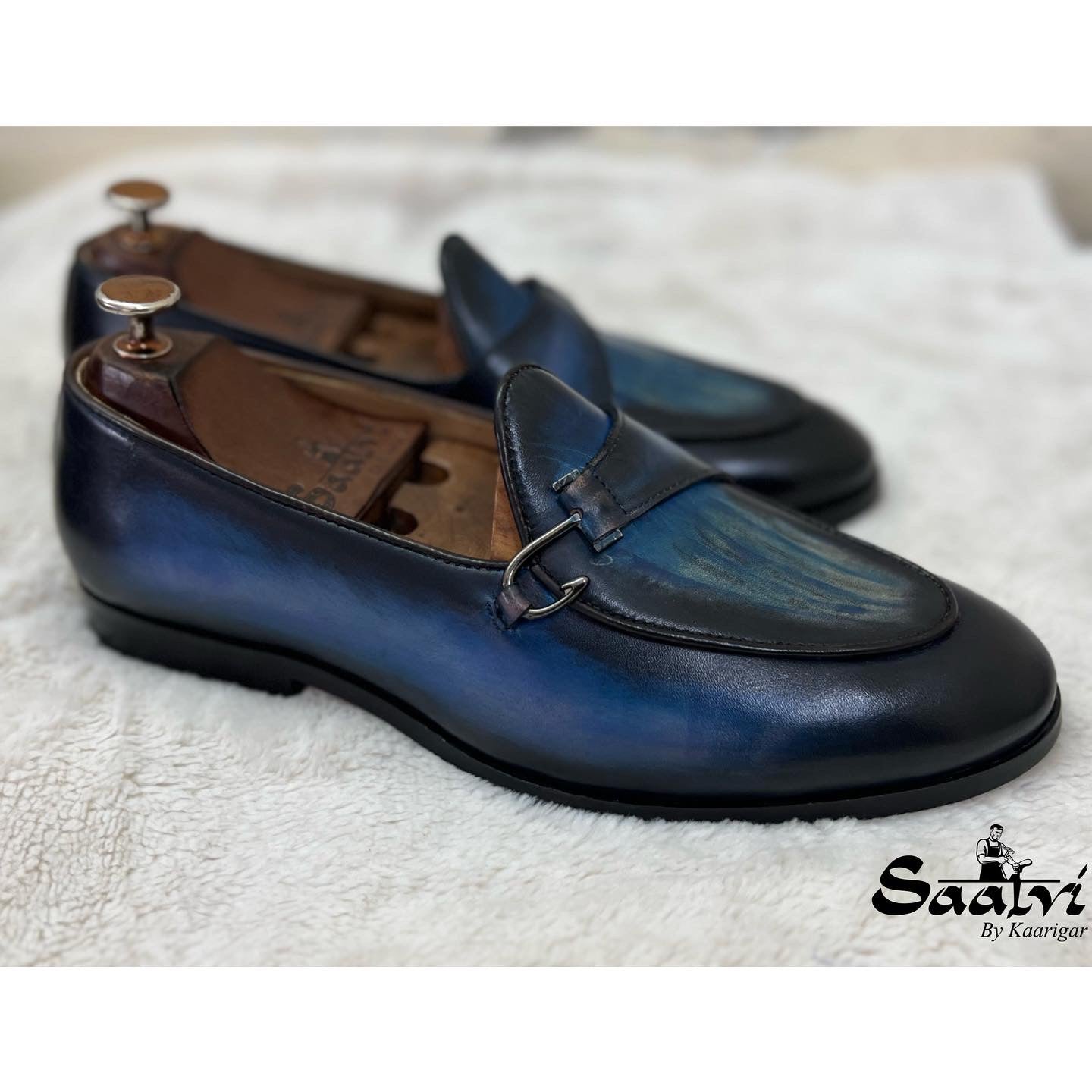 Belgian Loafers Blue Moritz
