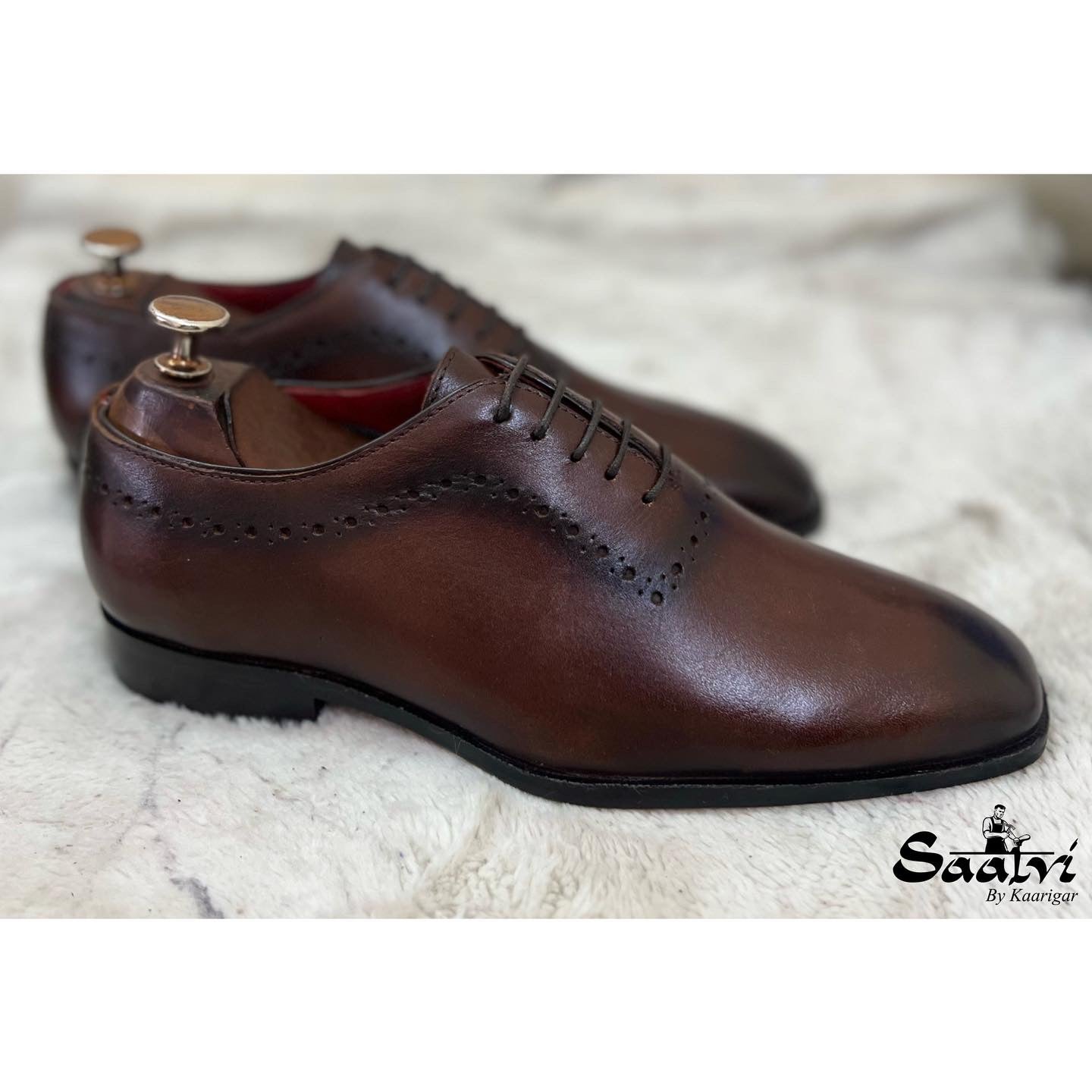 WholeCut Oxfords - Brown