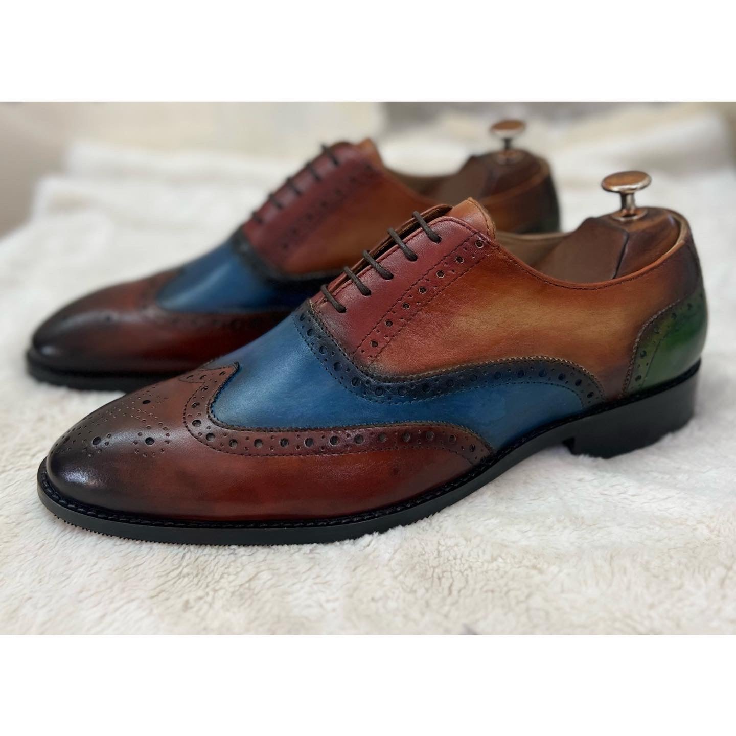 Multi Colour Oxford Brogue’s
