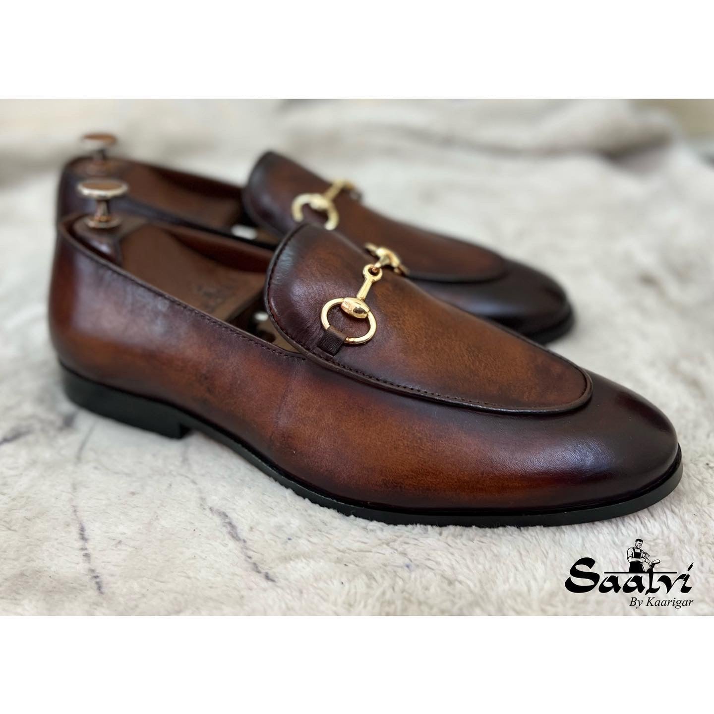 Horsebit Pattern Loafers