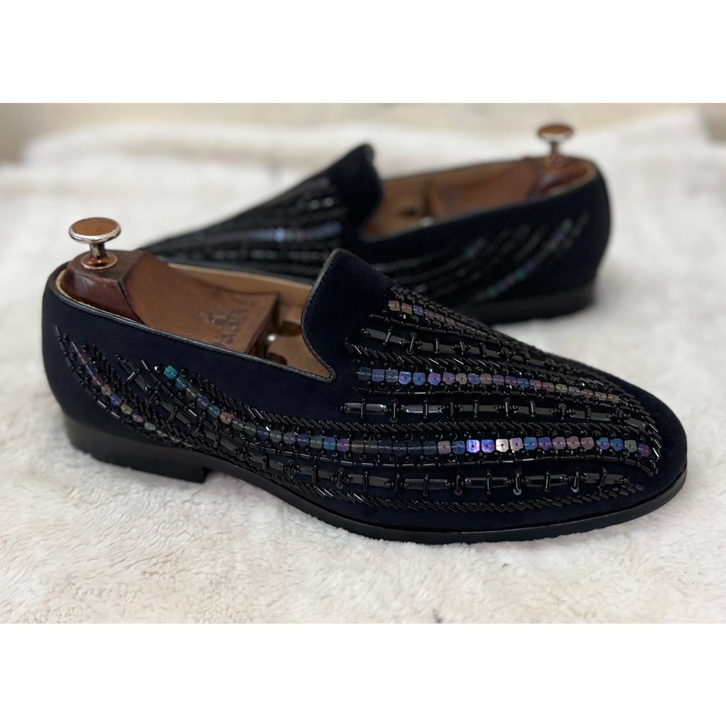 Black Melzan Hand Embroidery