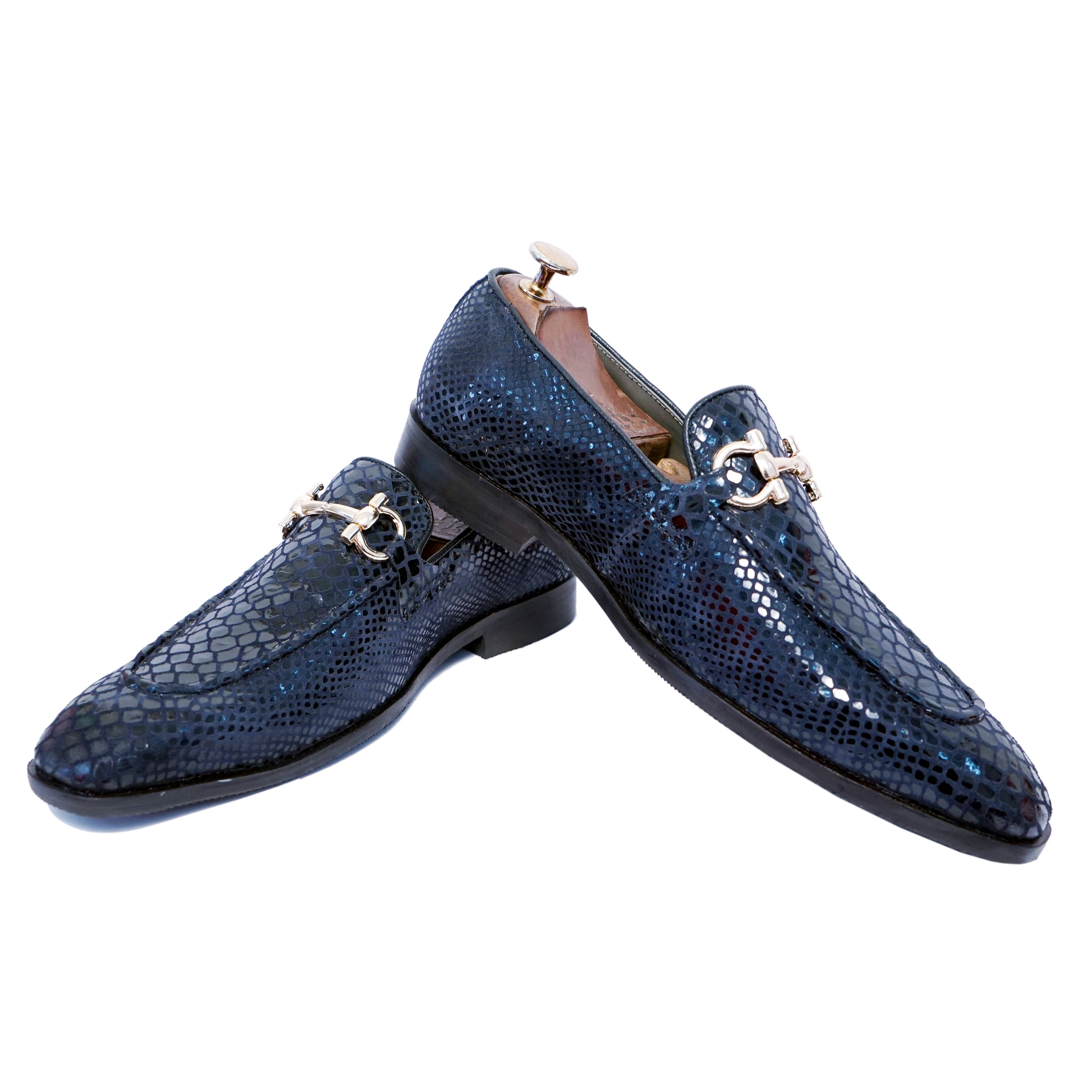 Snake Foil Loafers - Blue