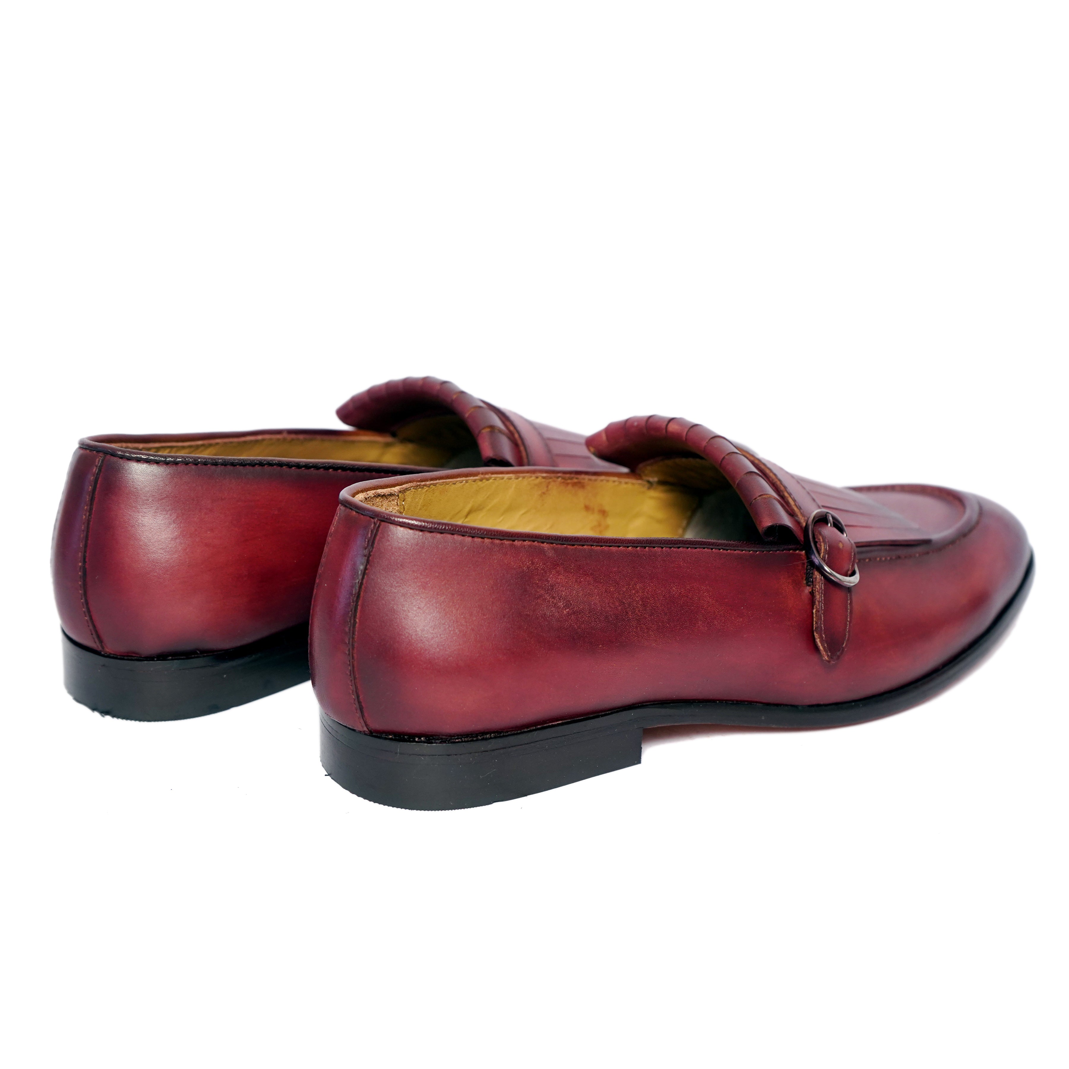 Fringe Loafers With Cord