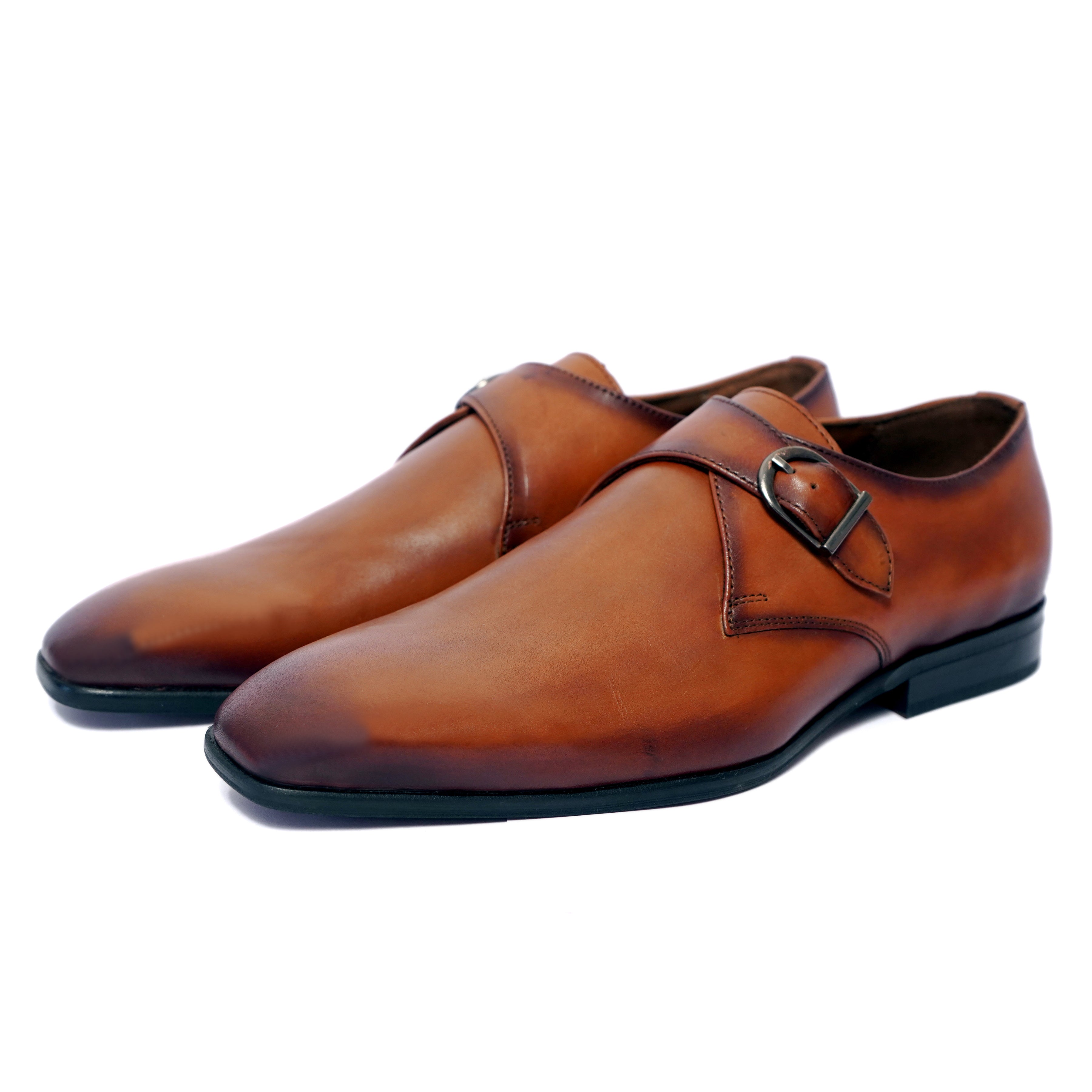 Plain Vamp Single Strap Monk