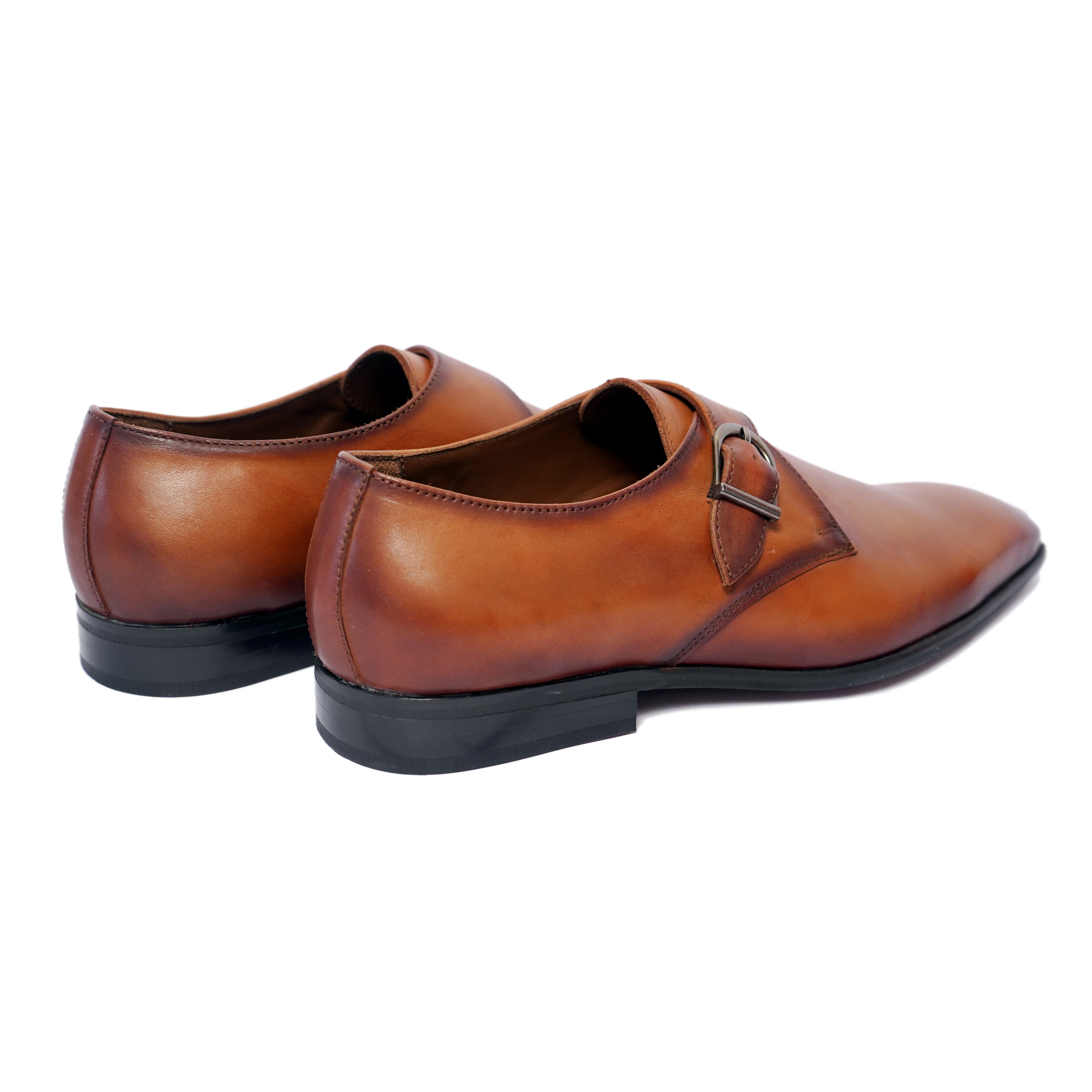 Plain Vamp Single Strap Monk