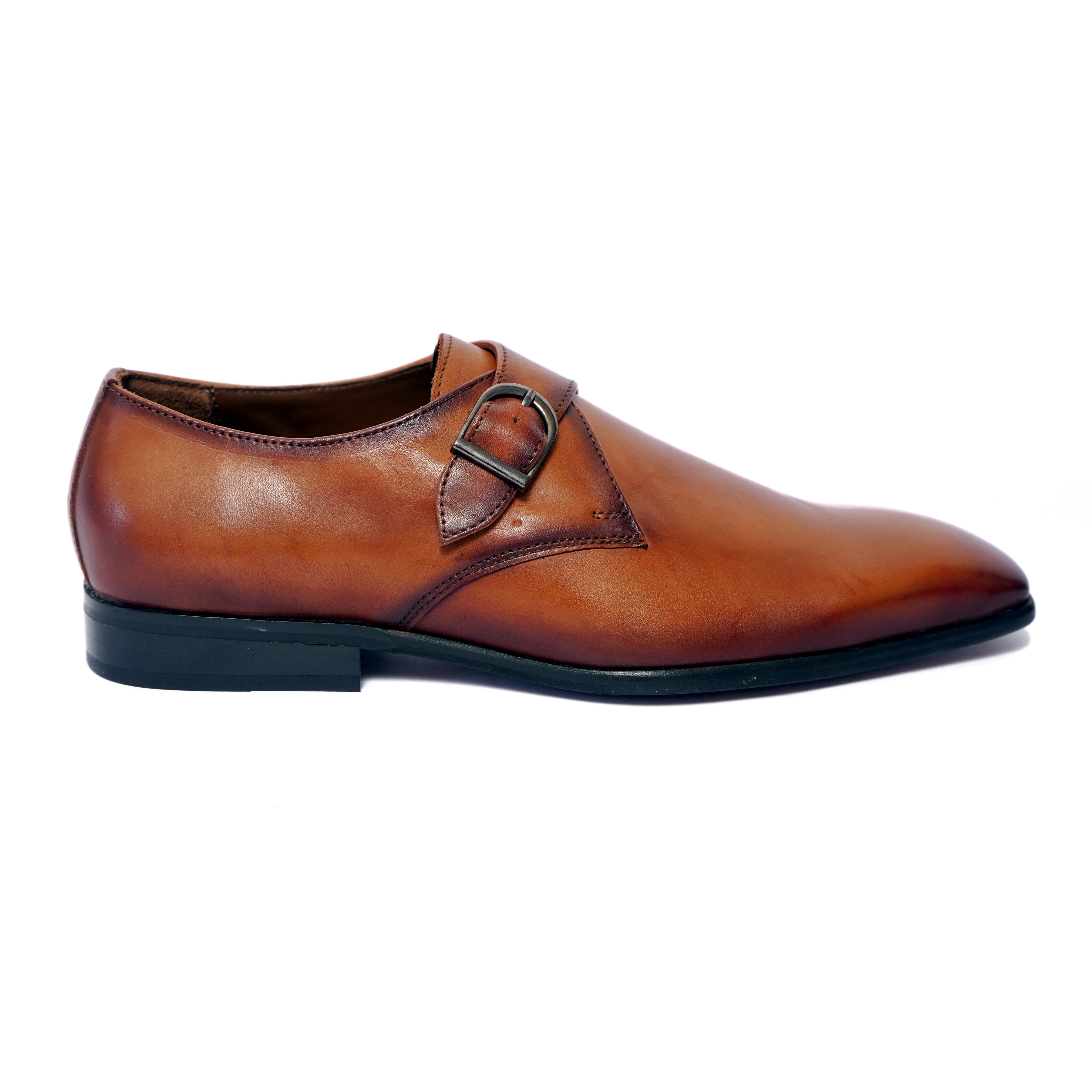 Plain Vamp Single Strap Monk