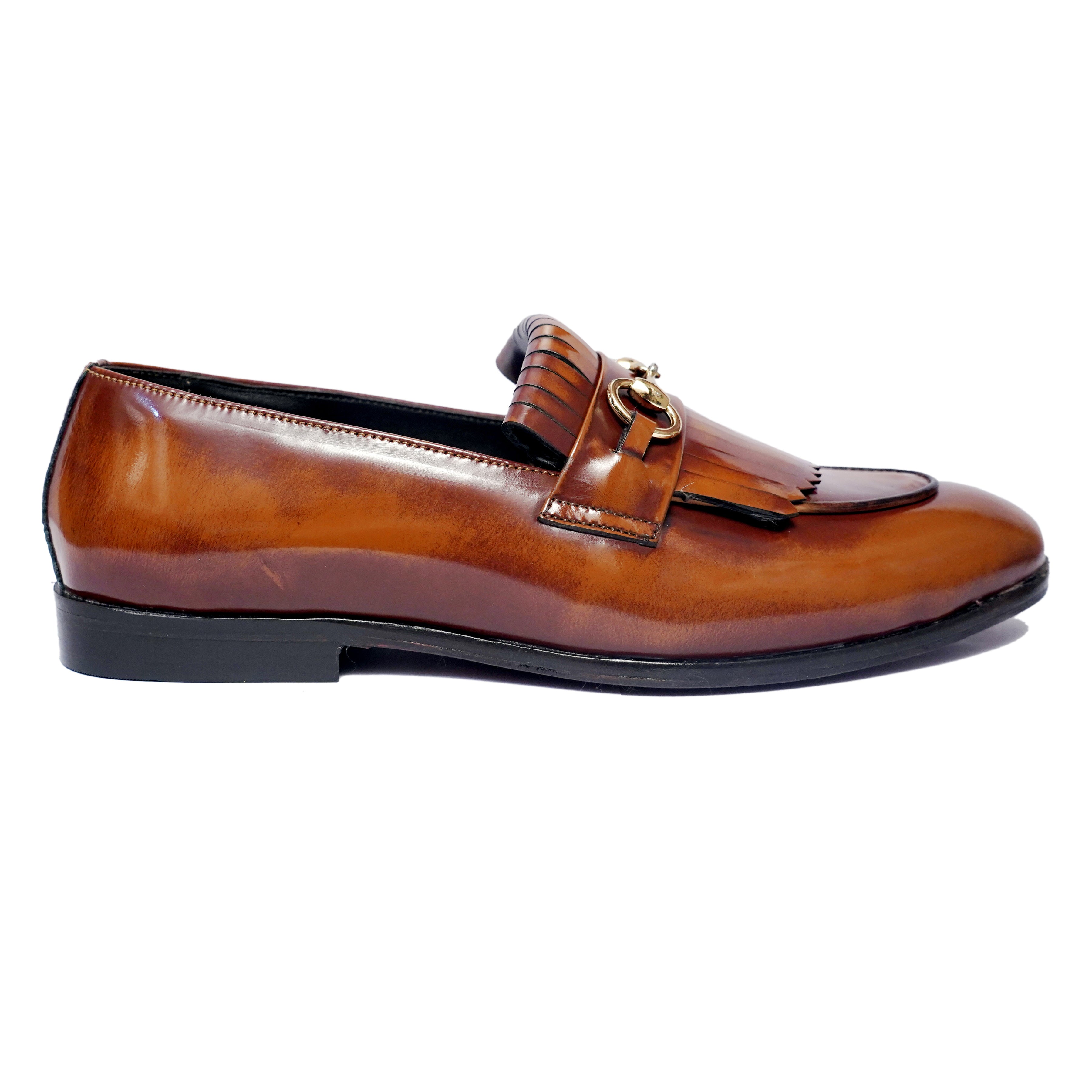 Horsebit Loafers With Fringes - bb