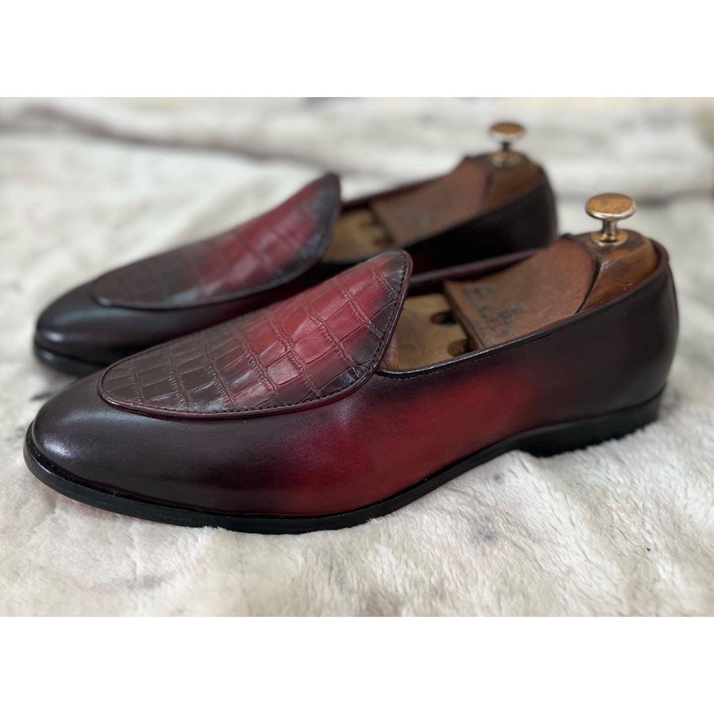 Belgian Loafers Hand Patina