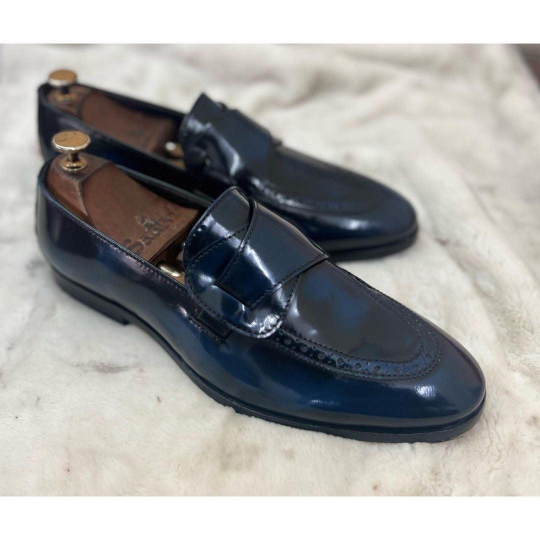 Butterfly Loafers Blue Brushoff