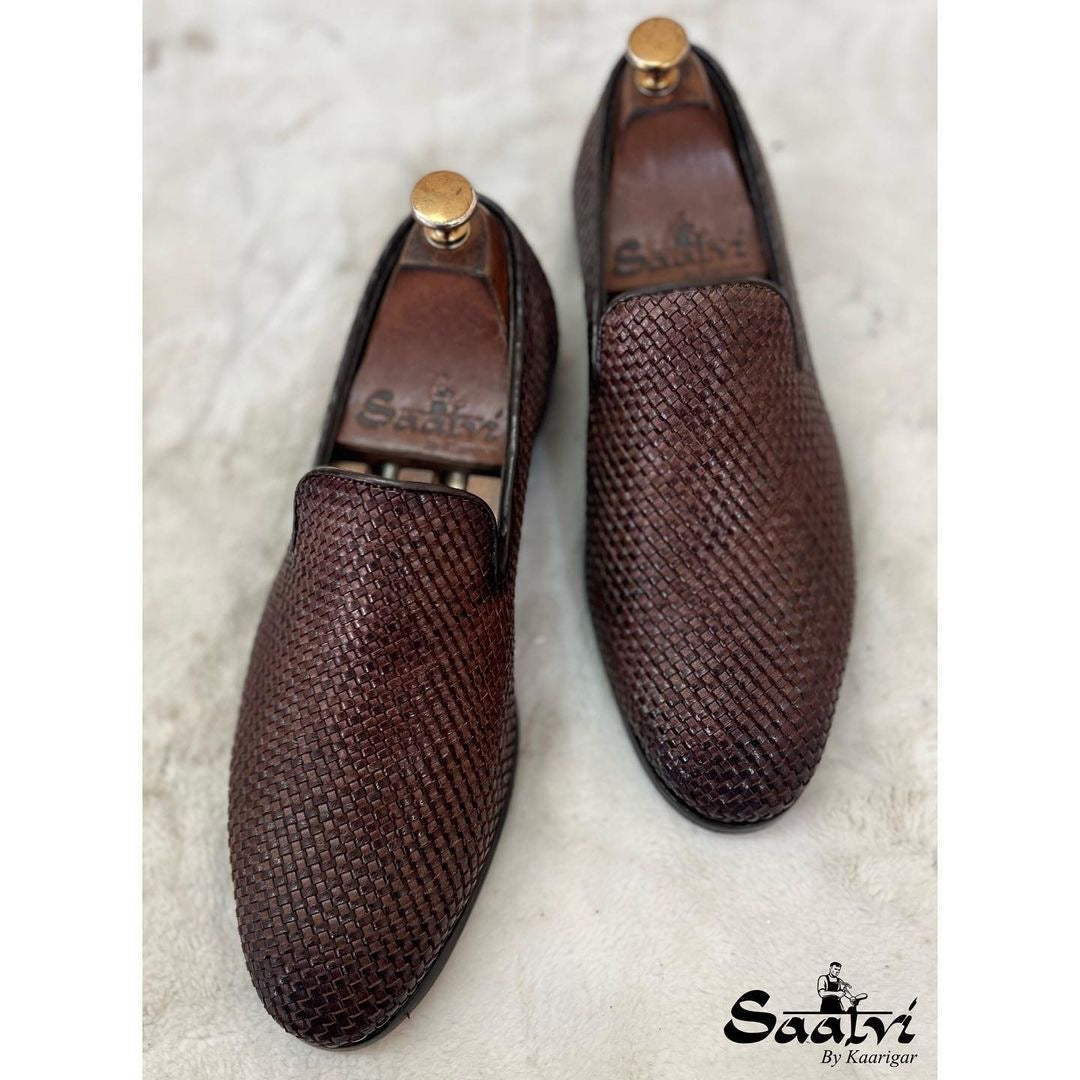 Weave Slipons - Brn