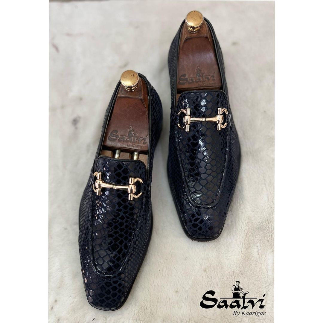 Snake Foil Loafers - Blue