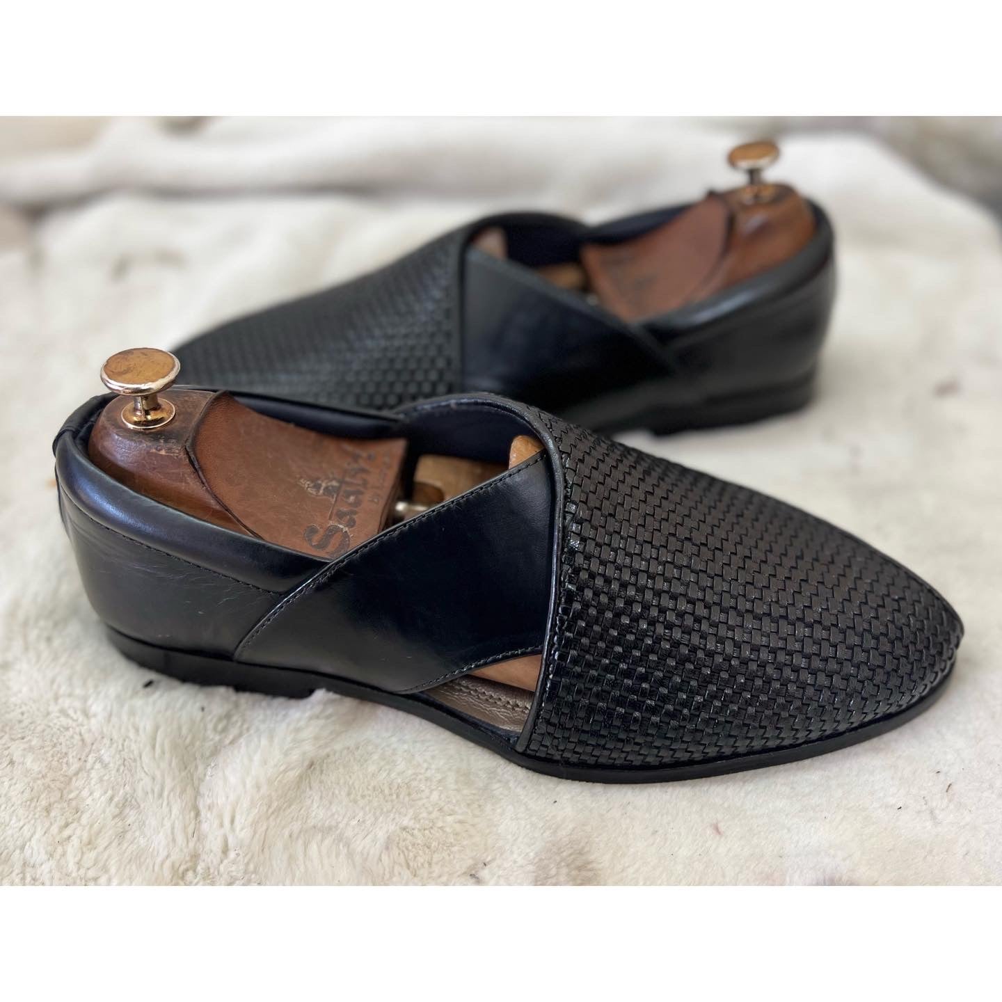 Black Peshawari Weave