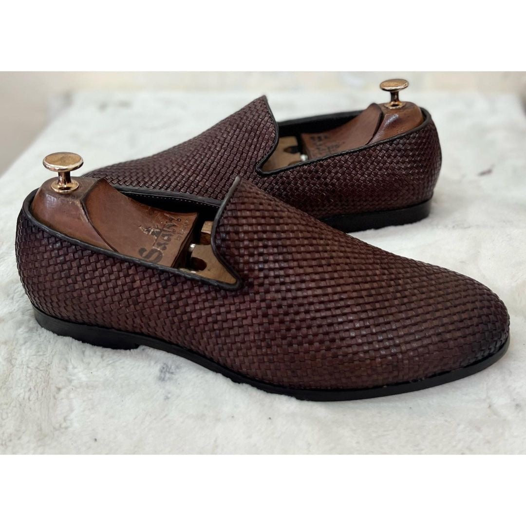 Weave Slipons - Brn
