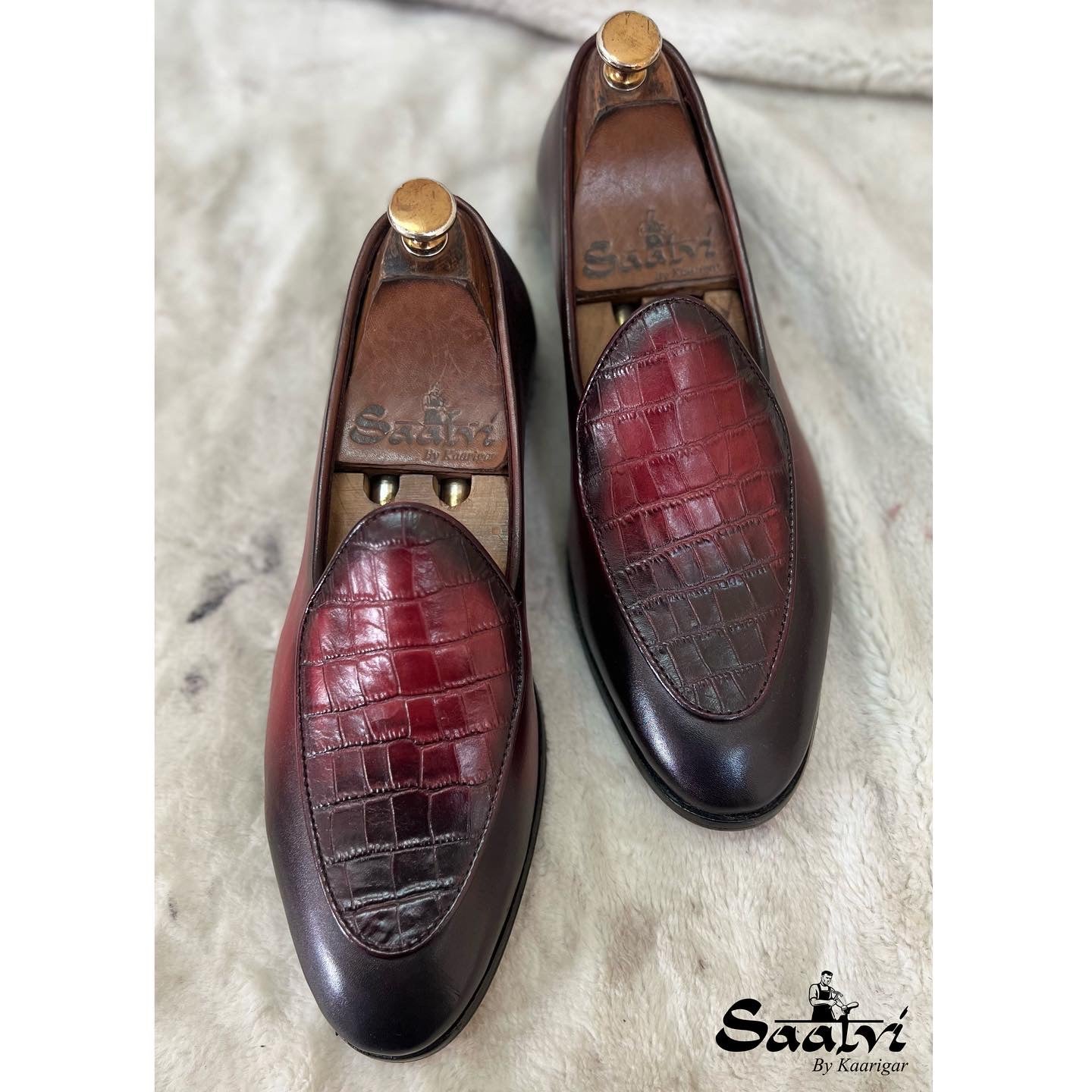 Belgian Loafers Hand Patina
