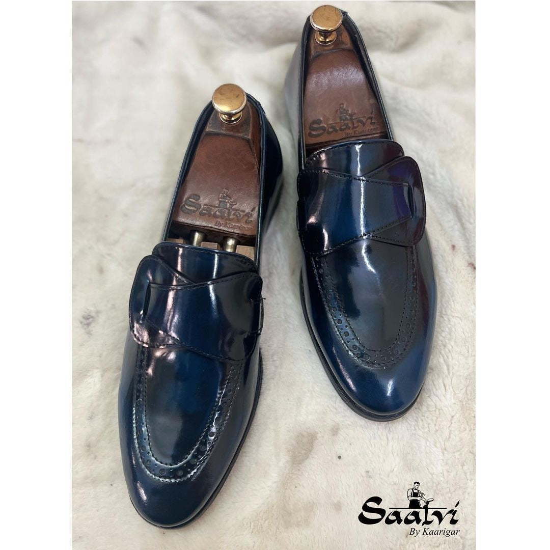 Butterfly Loafers Blue Brushoff