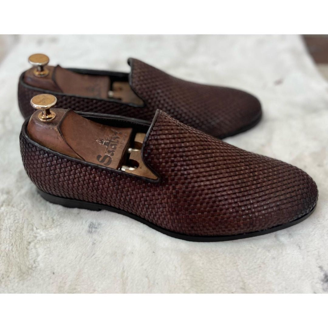 Weave Slipons - Brn