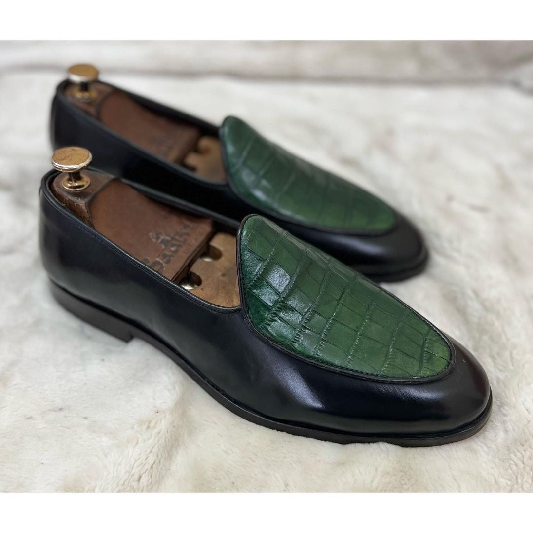 Belgian Loafers Green
