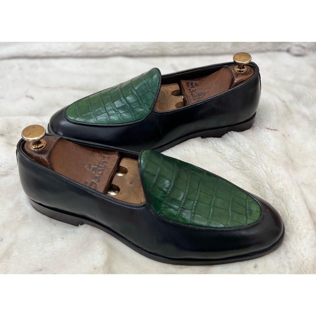Belgian Loafers Green