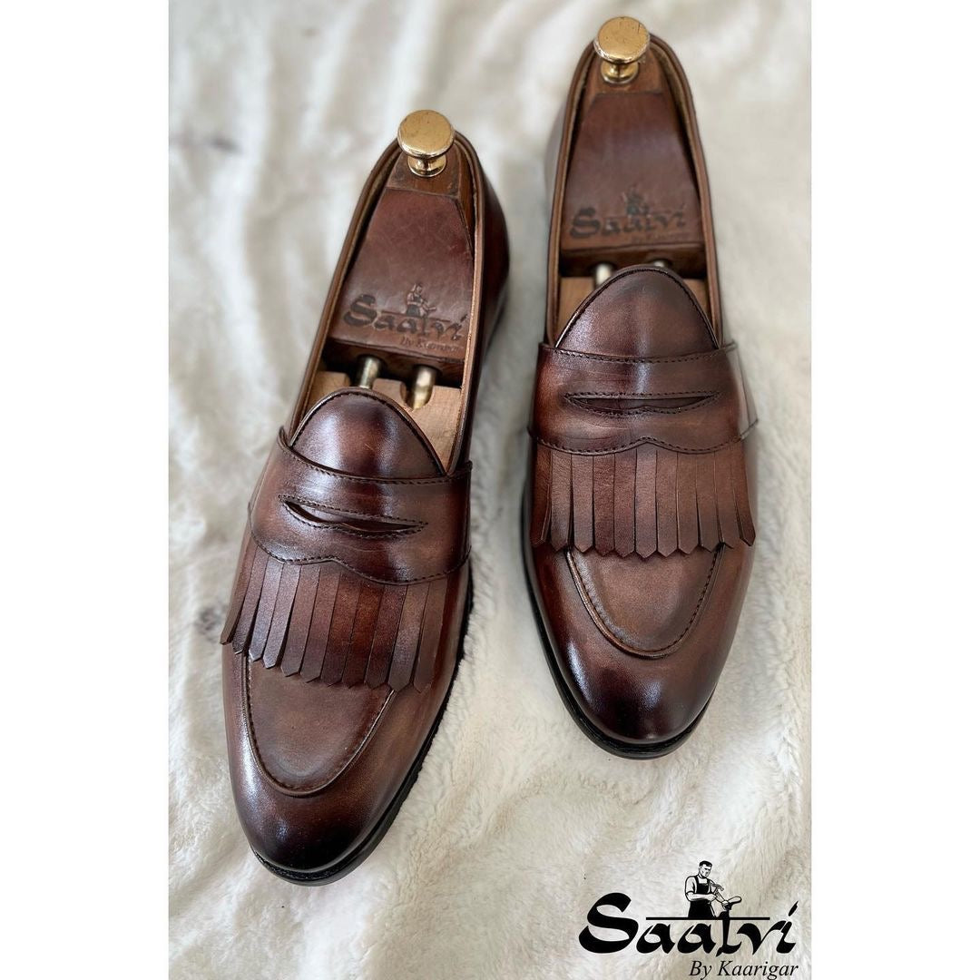 Penny Loafers With Fringes