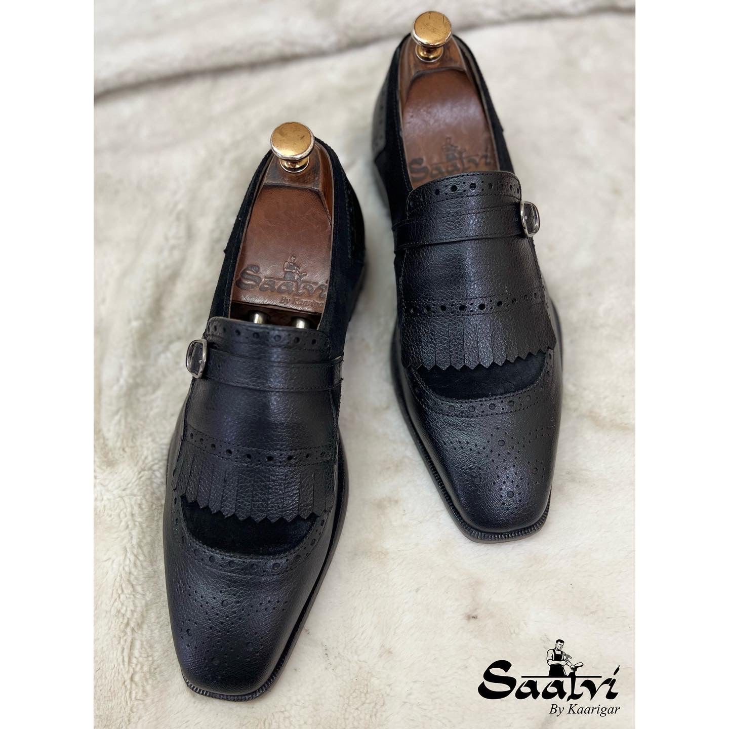 Brouge Kelty Monk Black - T