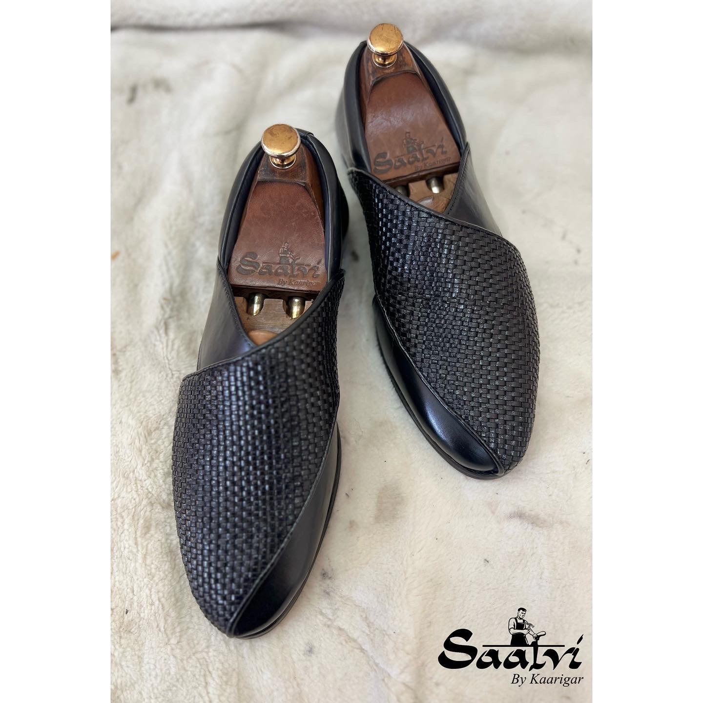 Black Peshawari Weave