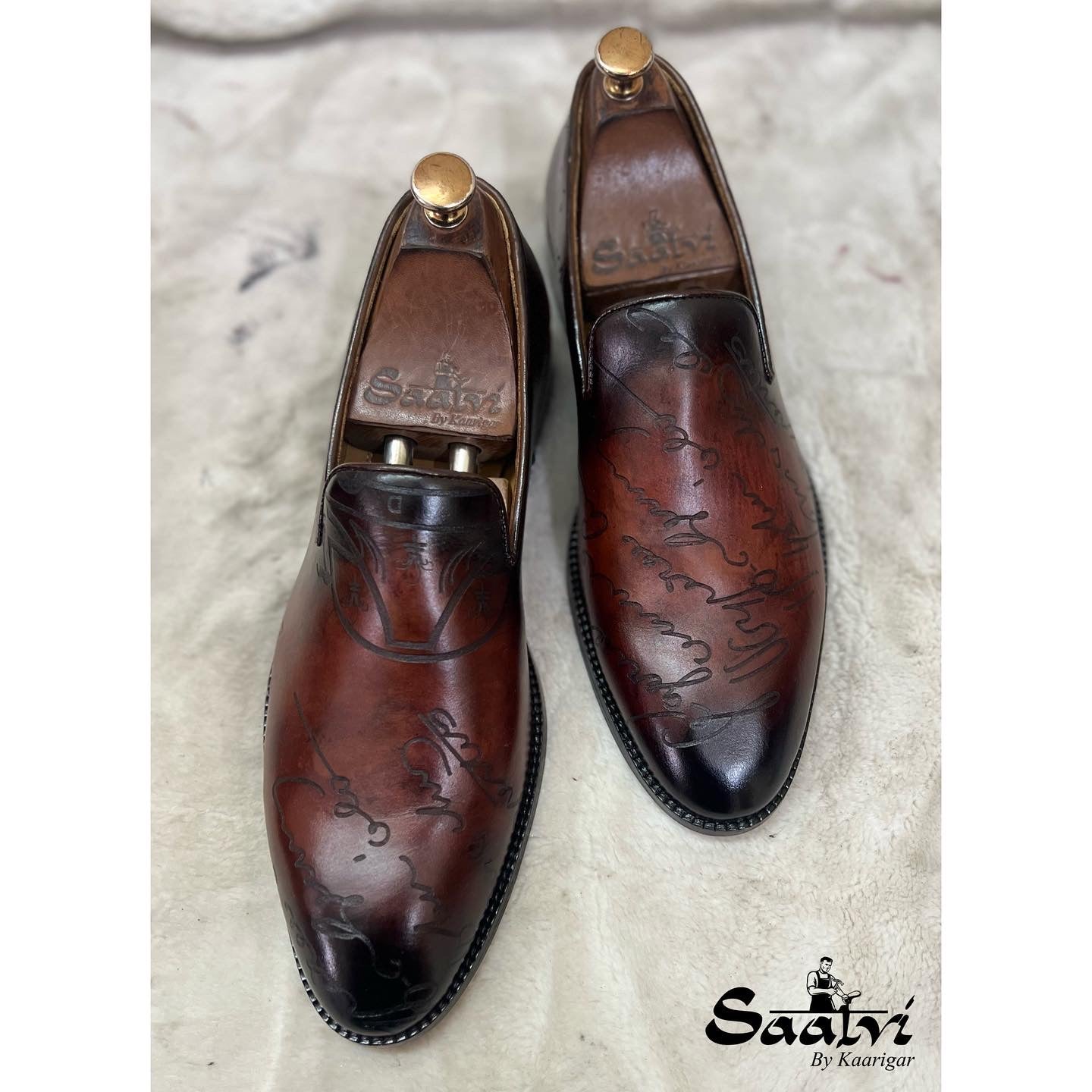 Signature Loafers Bordo