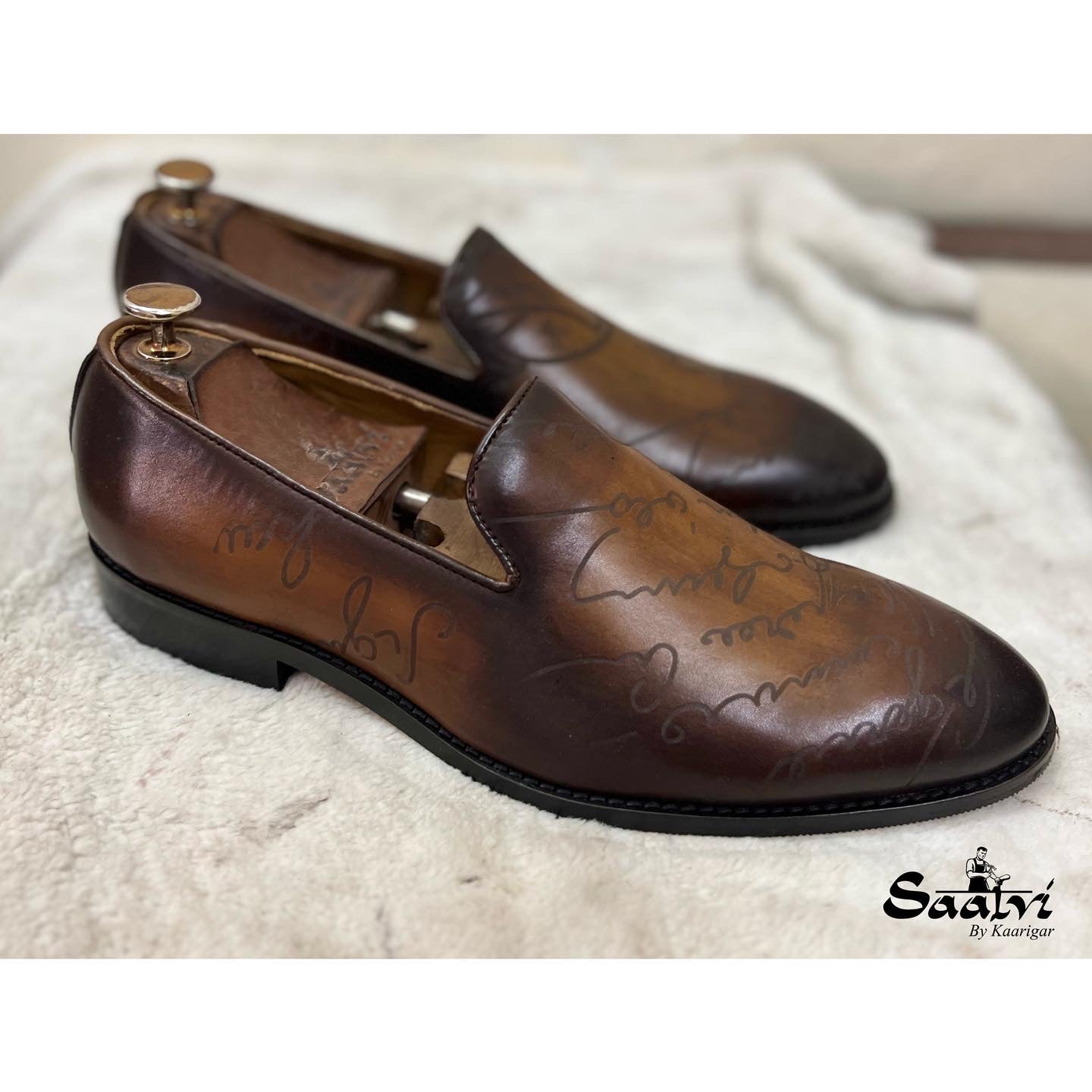 Siganture Loafers Tan Hand Patina